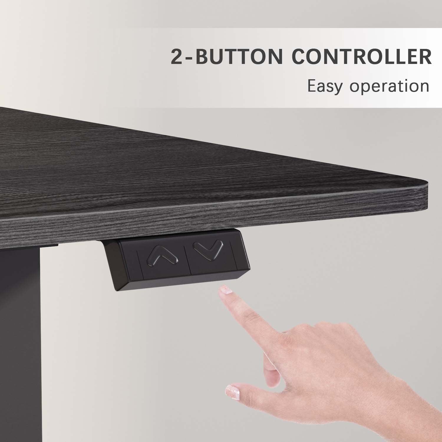 homall-standing-desk-schreibtisch-h-henverstellbar-schwarz image 4