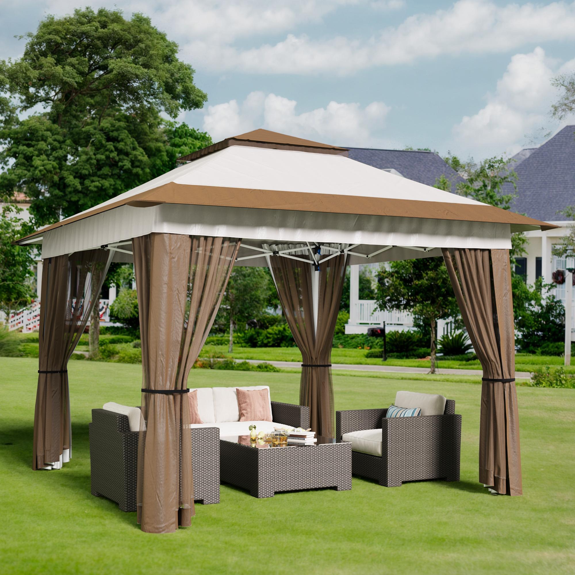 bealife-ct20-pavillon-faltpavillon-beige-3-35x3-35m-uv image 2