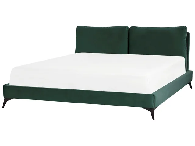 beliani-melle-polsterbett-samt-gr-n-180x200-cm image 1