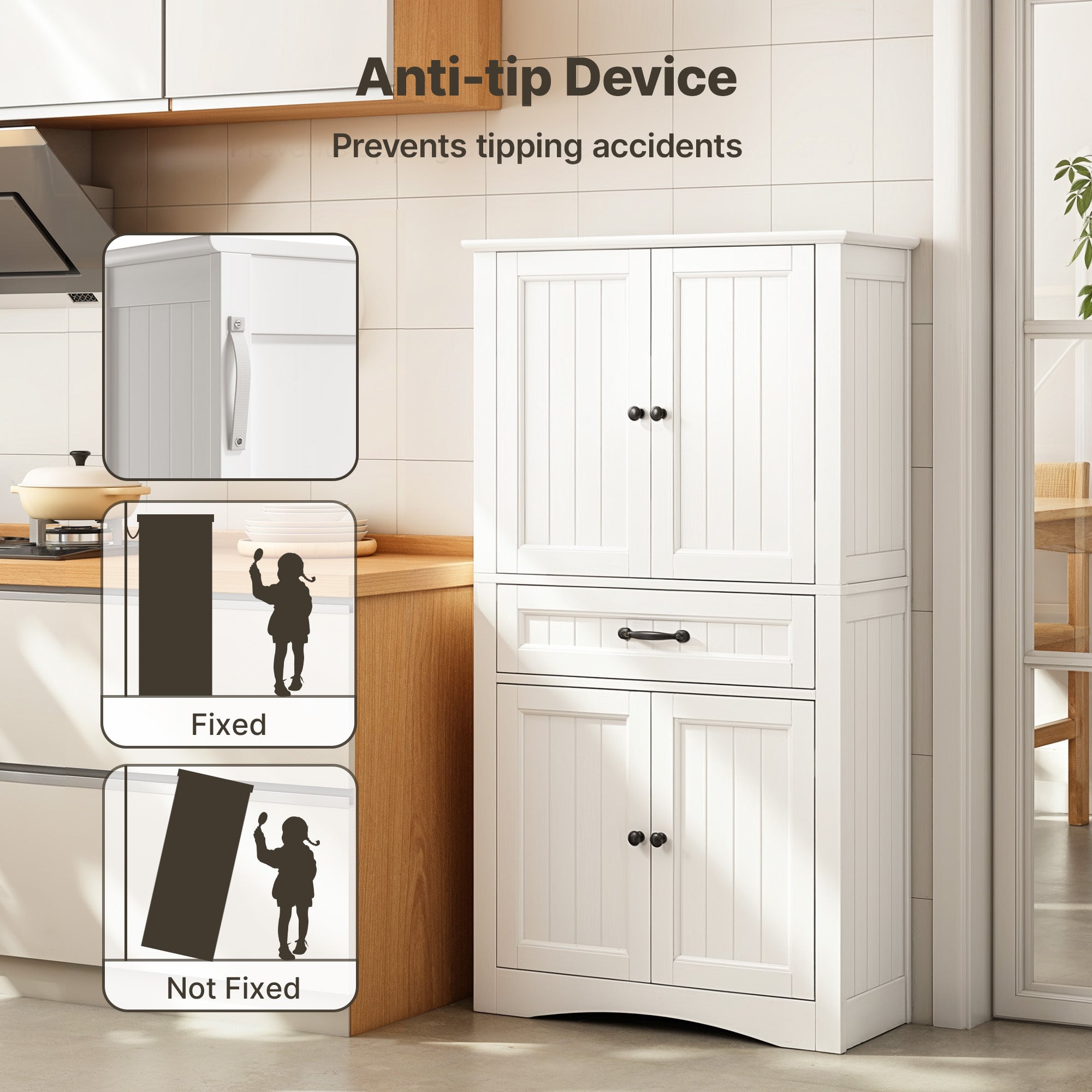 bealife-ap68-hochschrank-wei-73x31x132-4-t-rig-mdf image 6