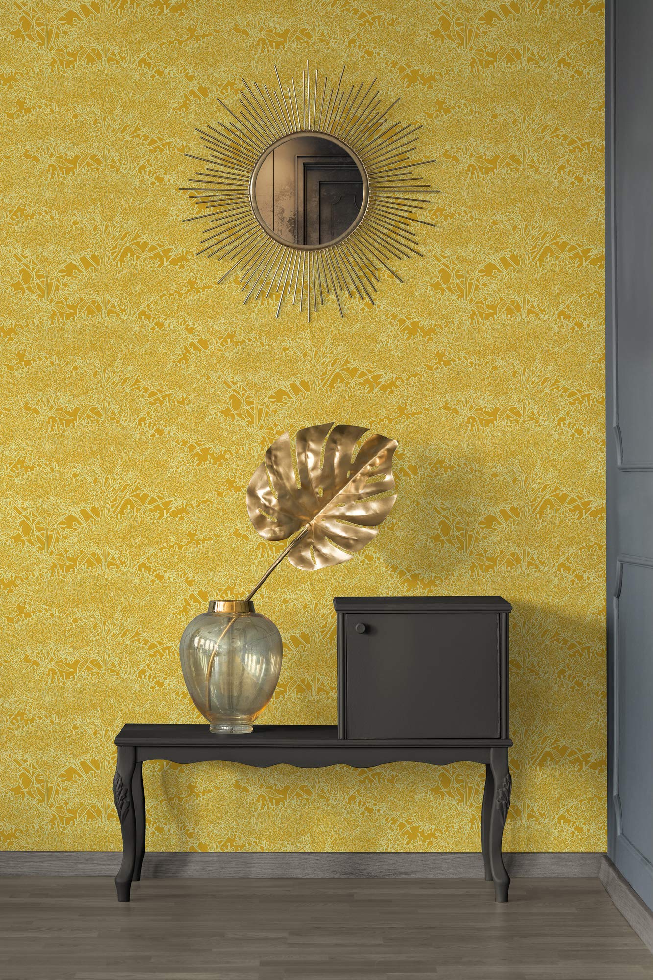 architects-paper-absolutely-chic-vliestapete-gelb-blumen-10-05m image 5