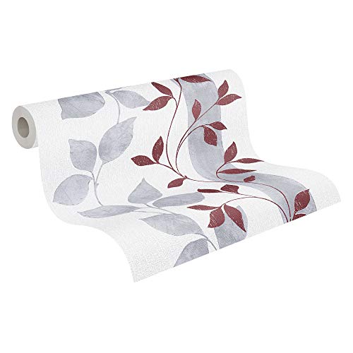 a-s-cr-ation-paloma-300925-vliestapete-floral-grau-rot image 6