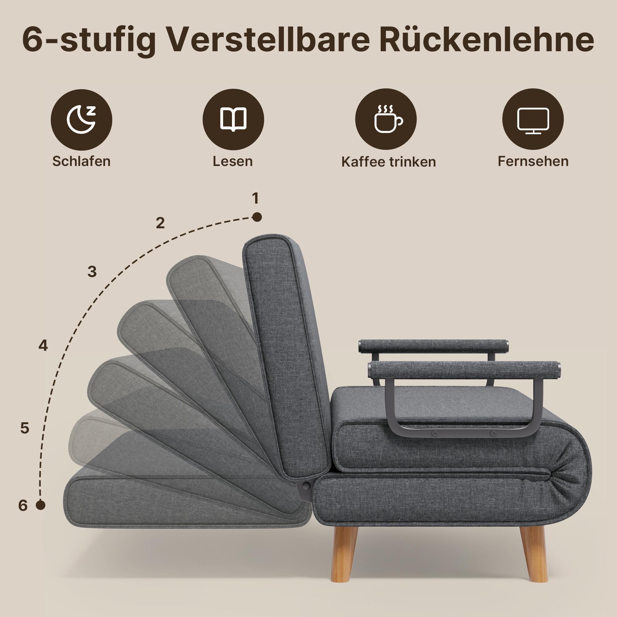 bealife-sofas-ar51-doppel-klappsofa-dunkelgrau-stoff-2-in-1 image 4