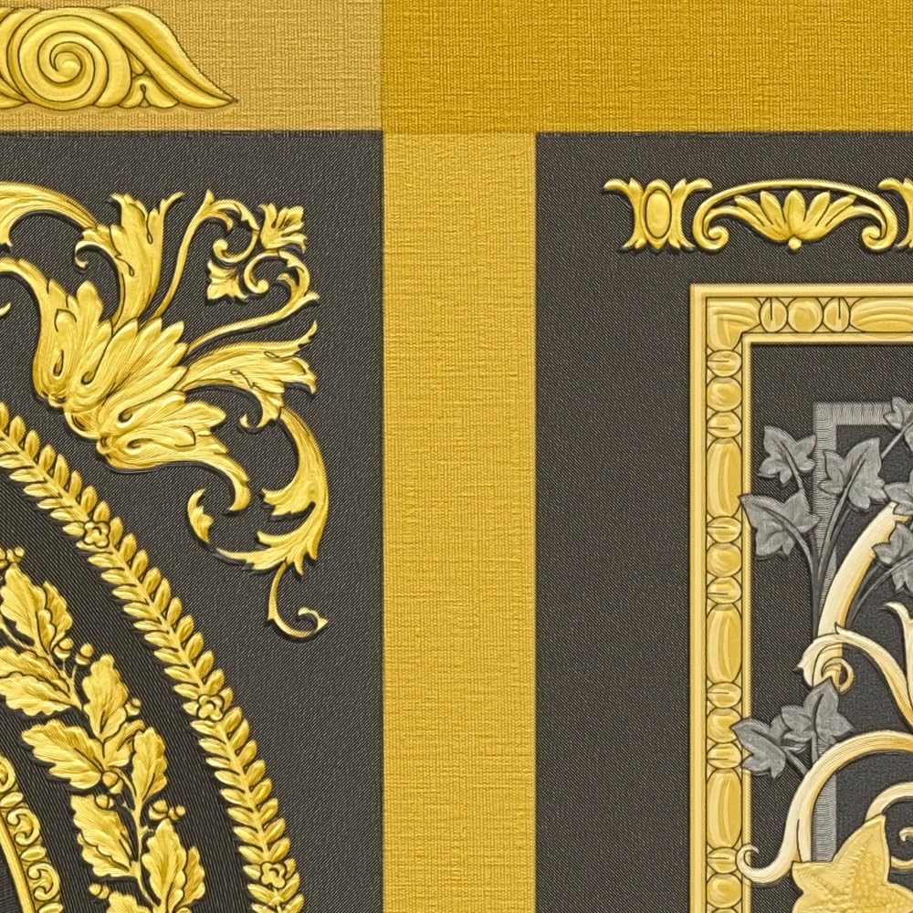 a-s-cr-ation-tapeten-versace-387043-barock-schwarz-gold-10-05m image 5