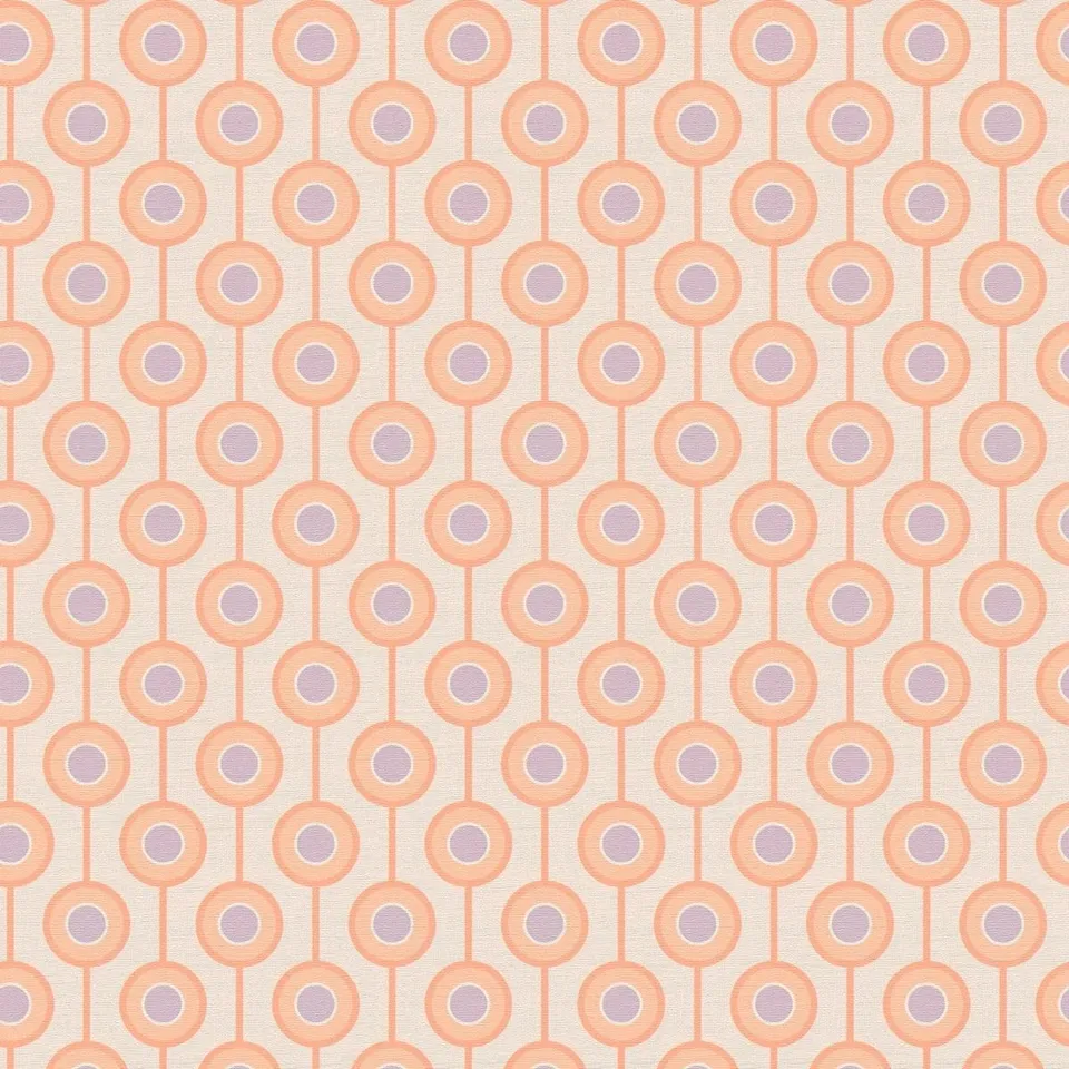 a-s-cr-ation-retro-grafik-vliestapete-beige-orange-0-53x8-5m image 1