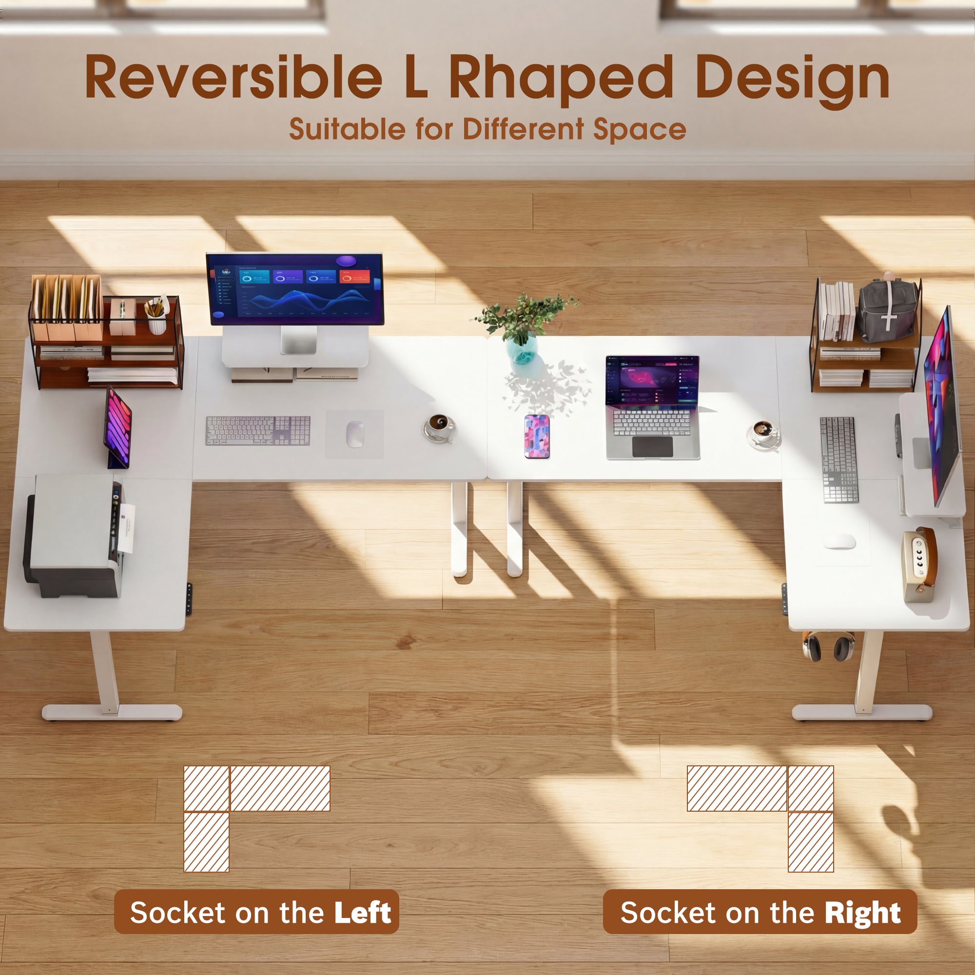 homall-standing-desk-eckschreibtisch-schwarz-h-henverstellbar image 7