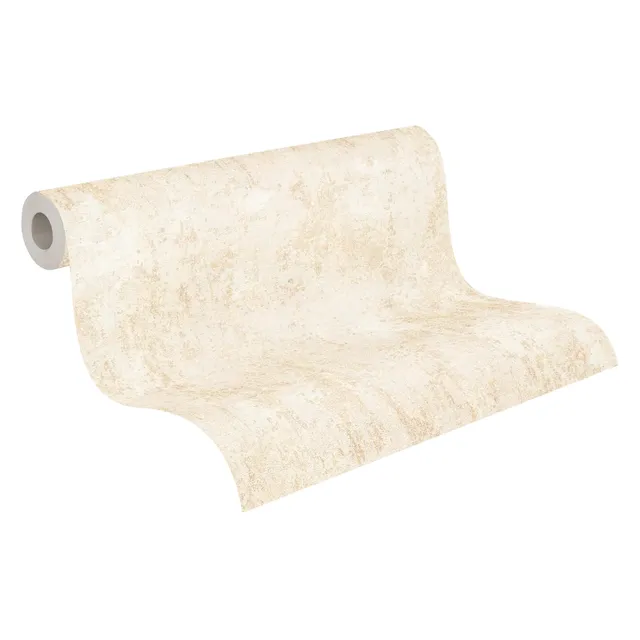 a-s-cr-ation-livingwalls-vliestapete-stein-creme-metallic-10-05m image 1