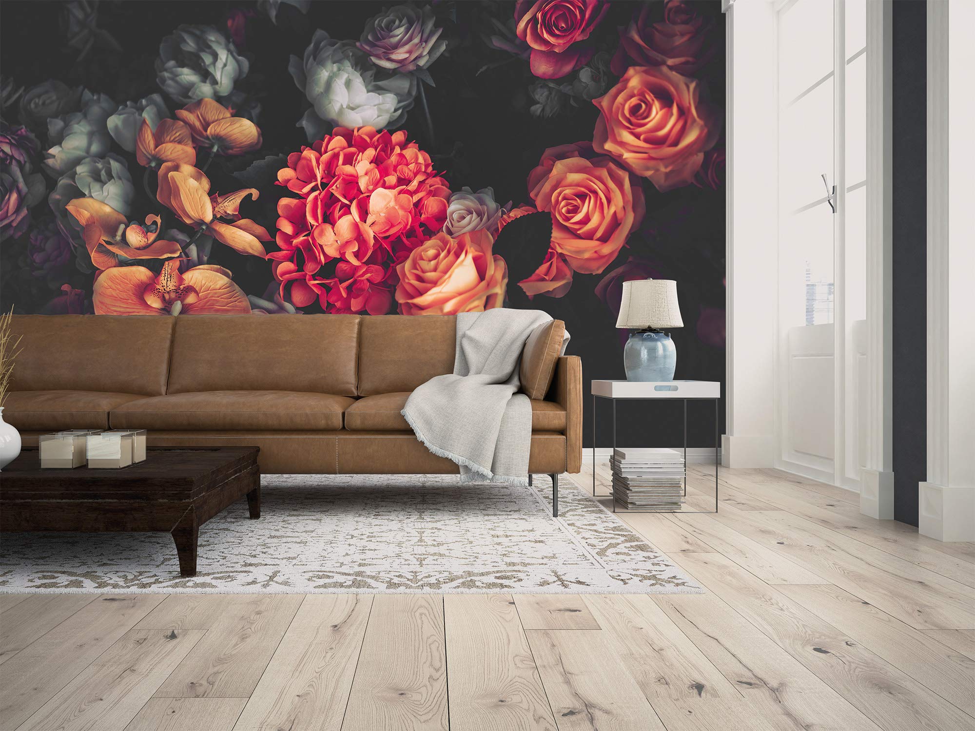 a-s-cr-ation-designwalls-fototapete-romantic-flowers-creme image 3