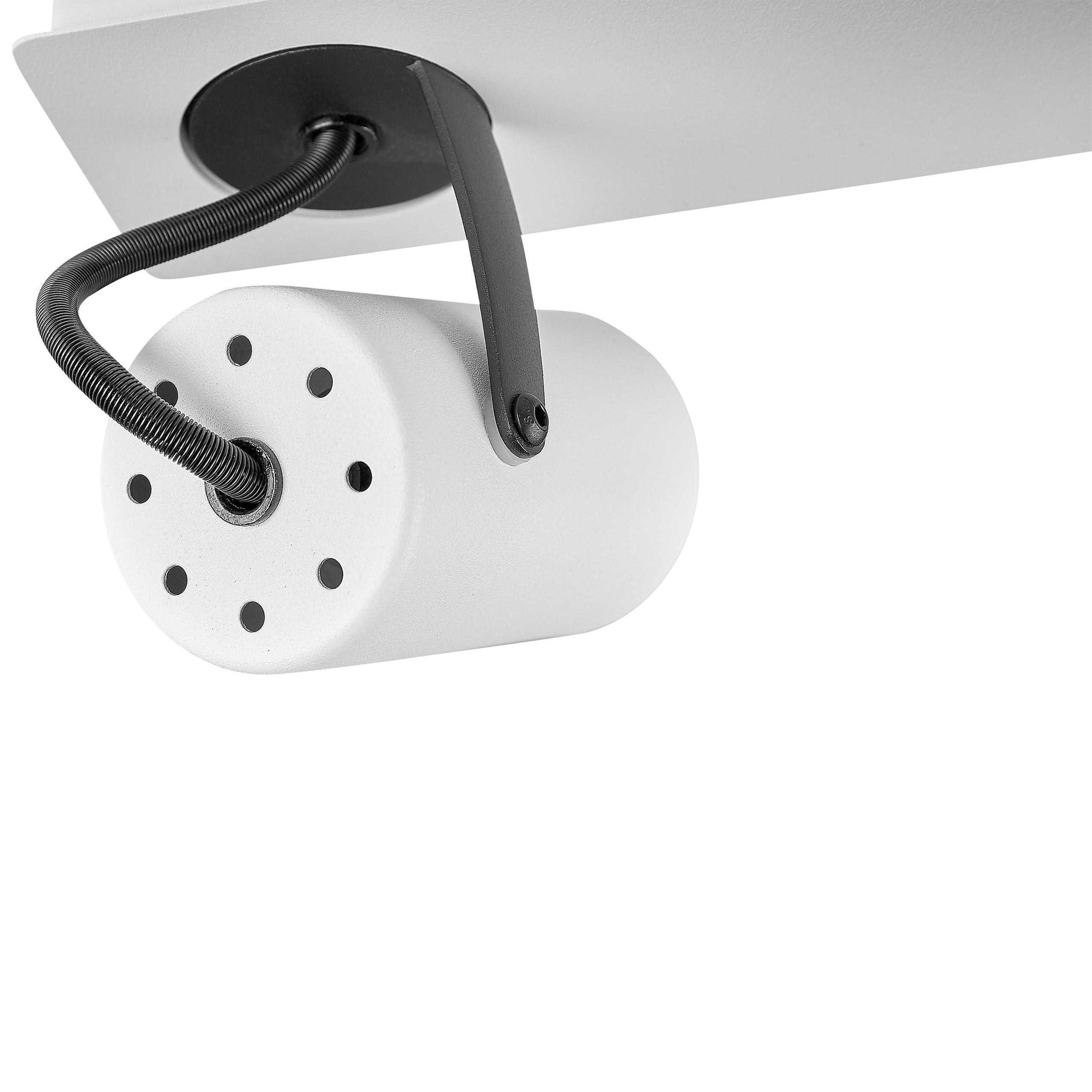 beliani-klip-deckenspot-3-flammig-wei-metall-schwenkbar image 7