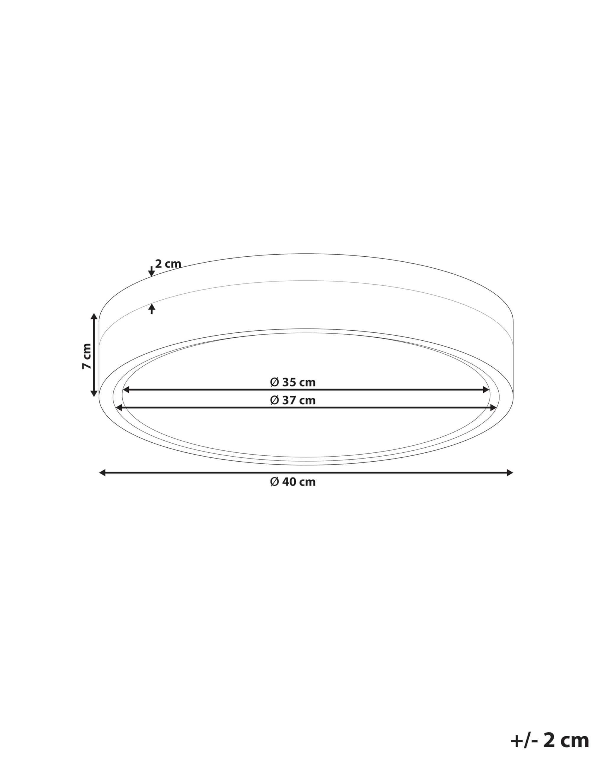 beliani-sakae-led-deckenleuchte-wei-rund-flach-40-cm image 3