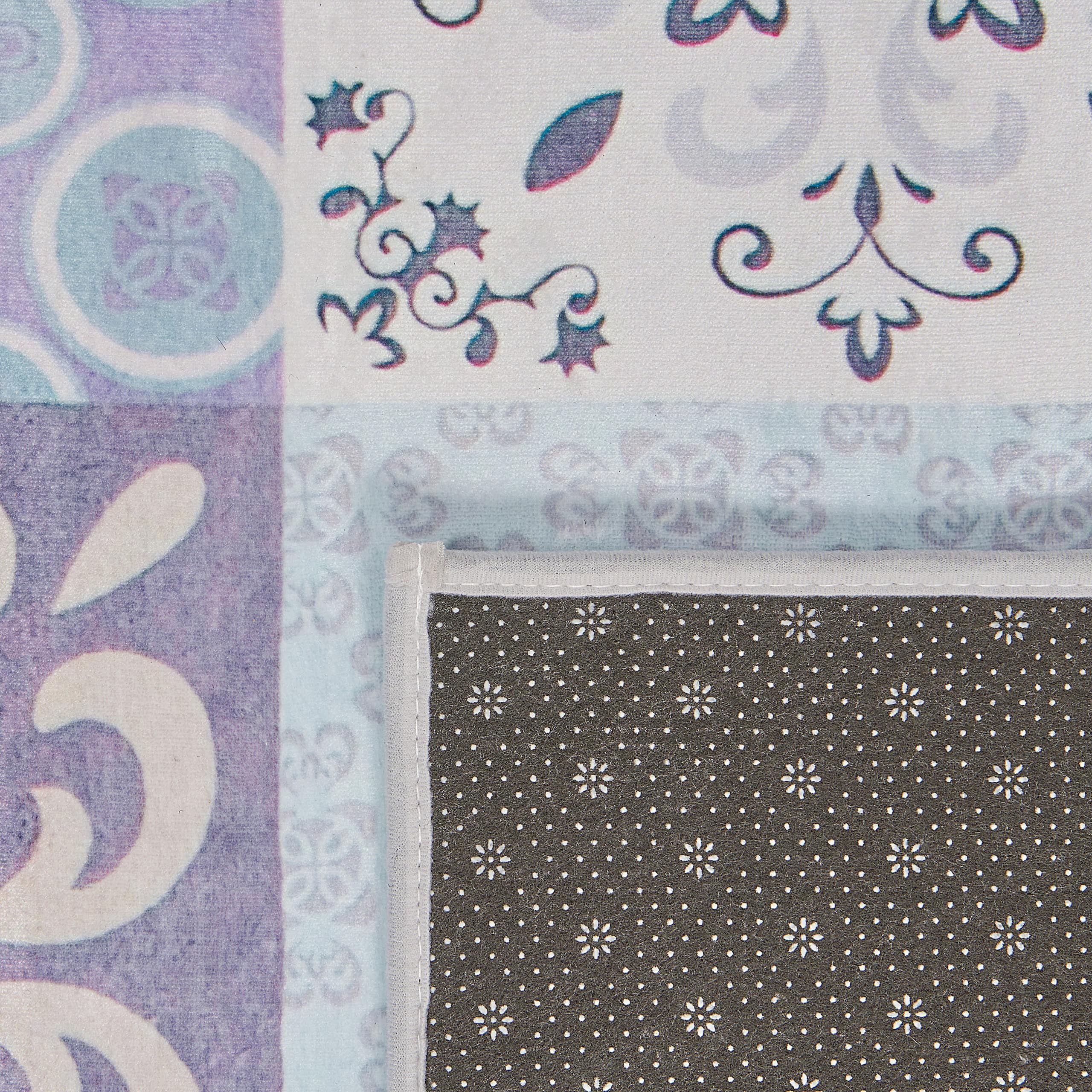 beliani-inkaya-teppich-140x200-cm-grau-mosaik-polyester image 4