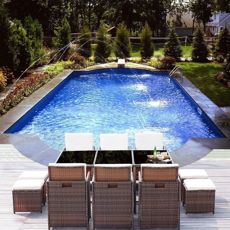 homall-patio-furniture-11-tlg-rattan-essgruppe-mit-glastisch image 1