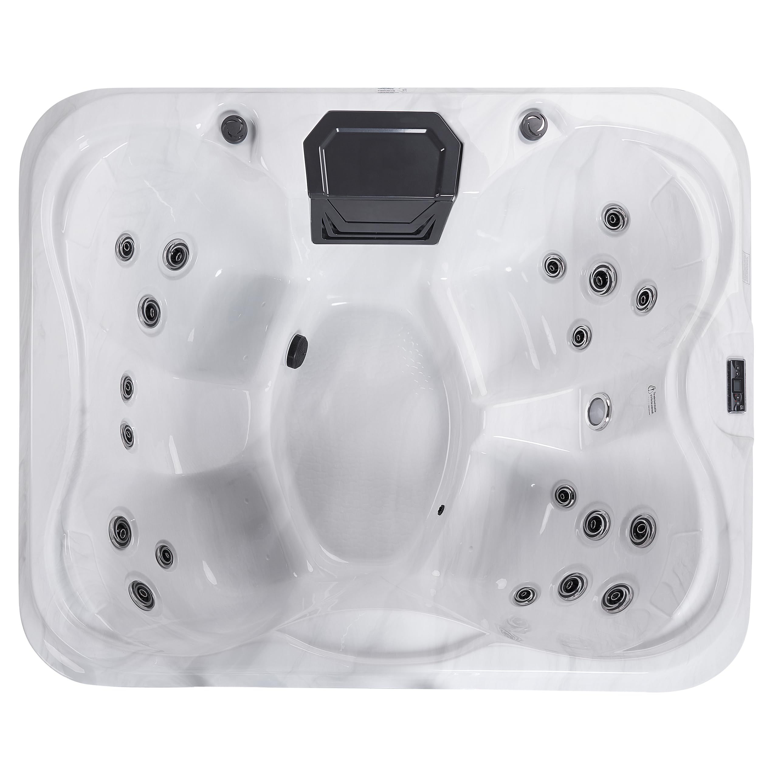 beliani-arcelia-whirlpool-outdoor-wei-4-personen-mit-led image 4