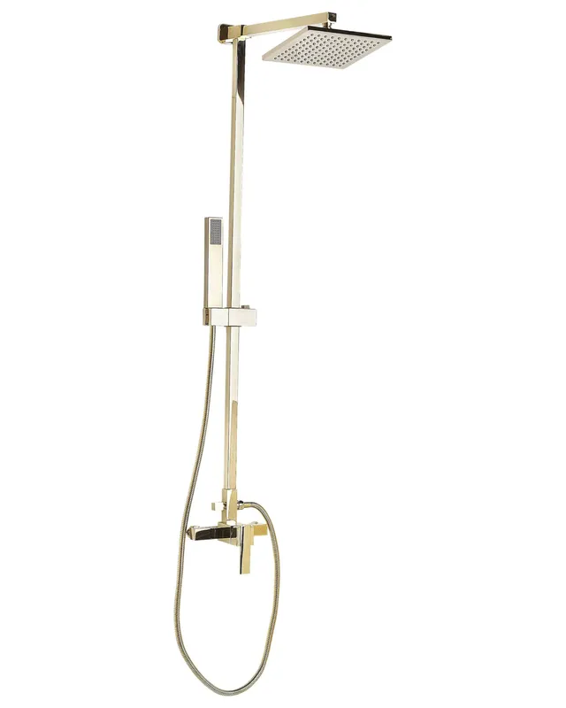 beliani-tagbo-duschsystem-115cm-gold-mit-kopfbrause image 1