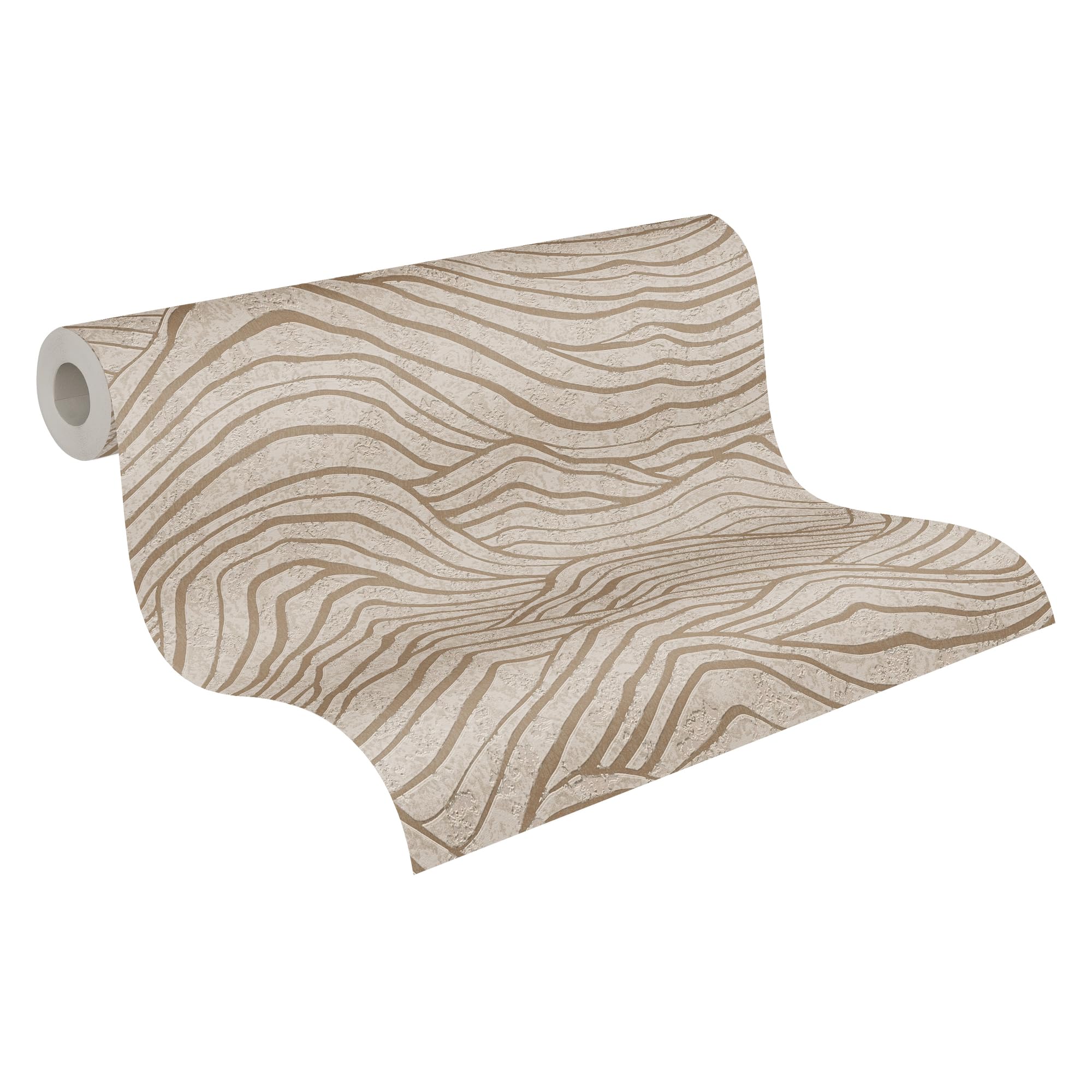 a-s-cr-ation-tapeten-wellen-vliestapete-beige-gold-10-05m image 1