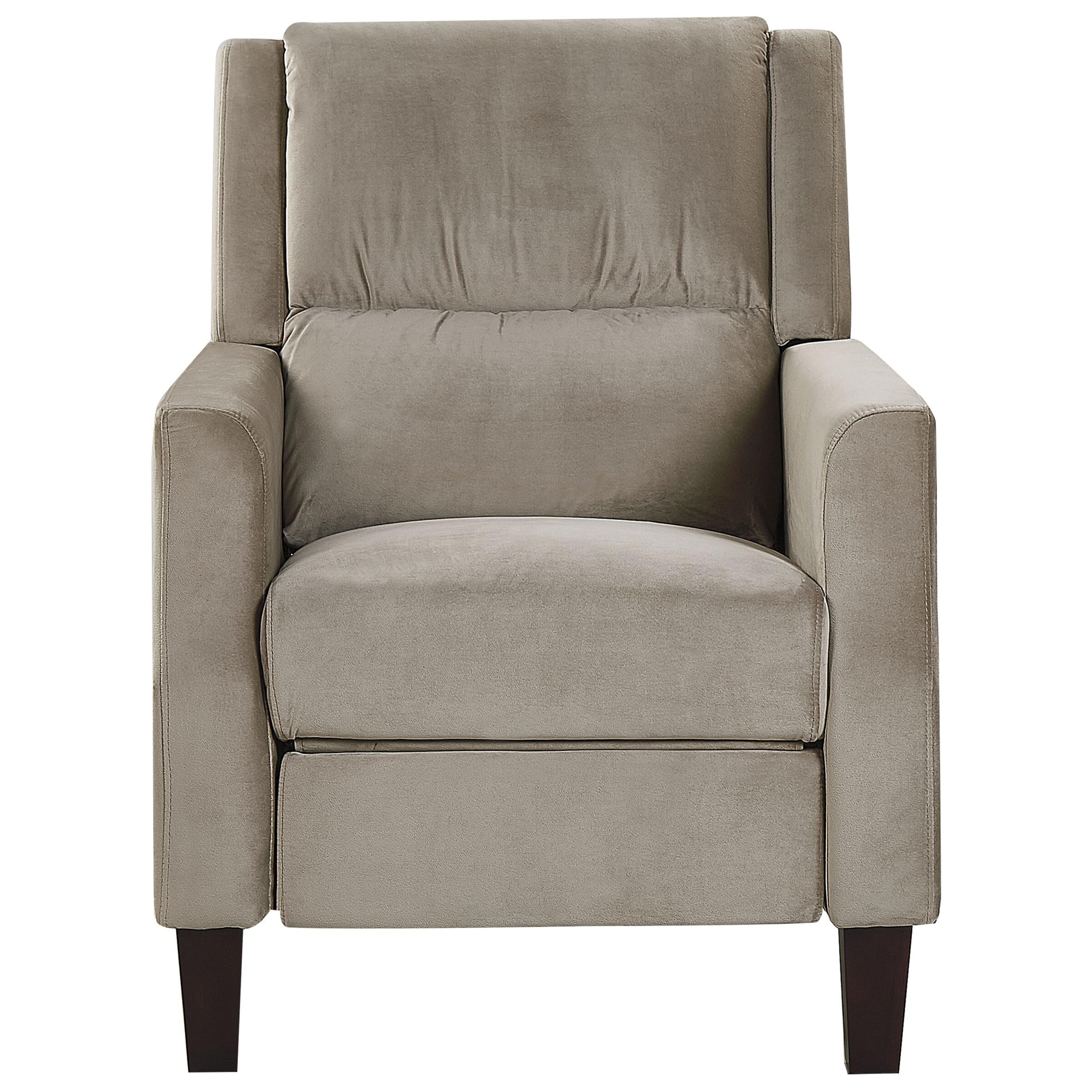 beliani-egersund-fernsehsessel-samt-taupe-beige-verstellbar image 4