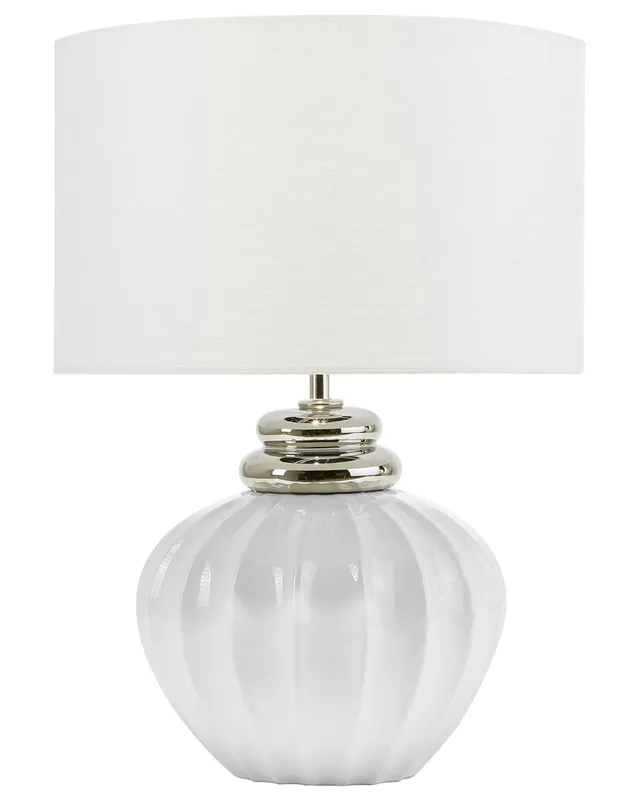 beliani-neris-tischlampe-cremewei-keramik-45-cm image 1