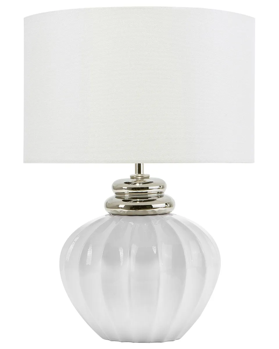 beliani-neris-tischlampe-cremewei-keramik-45-cm image 1
