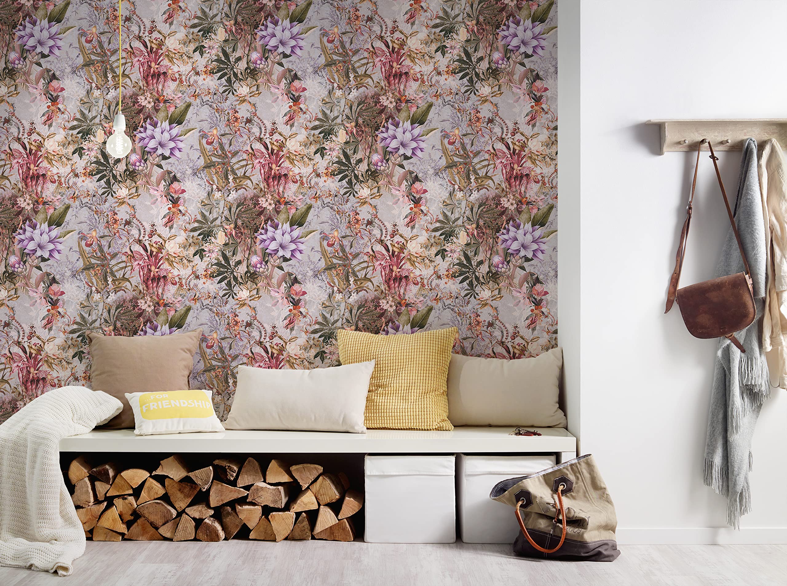 a-s-cr-ation-dream-flowery-381773-blumentapete-lila-vlies image 6