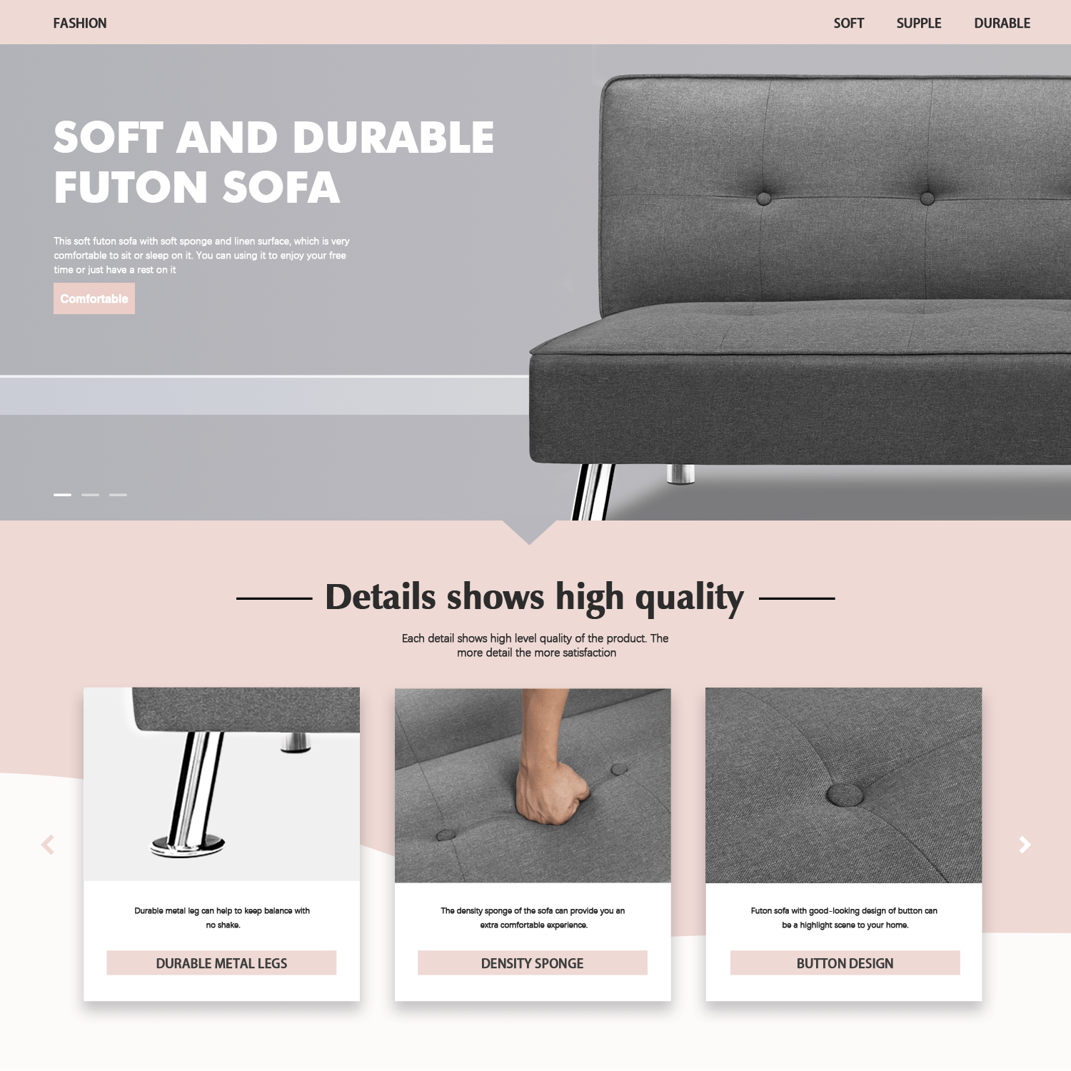 homall-recliner-chair-schlafsofa-leinen-grau-mit-schlaffunktion image 3