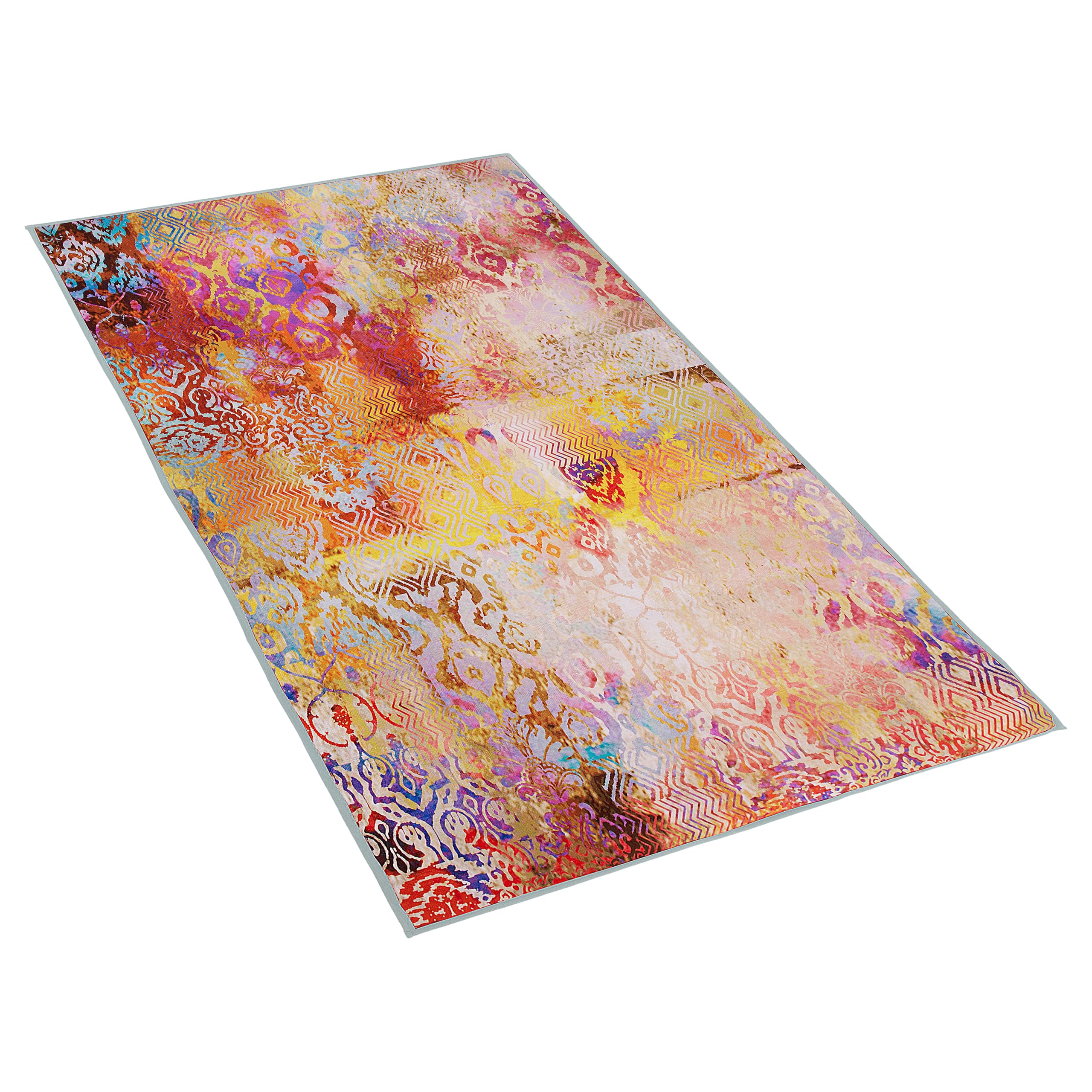 beliani-isparta-teppich-bunt-80x150-cm-kurzflor-abstrakt image 4