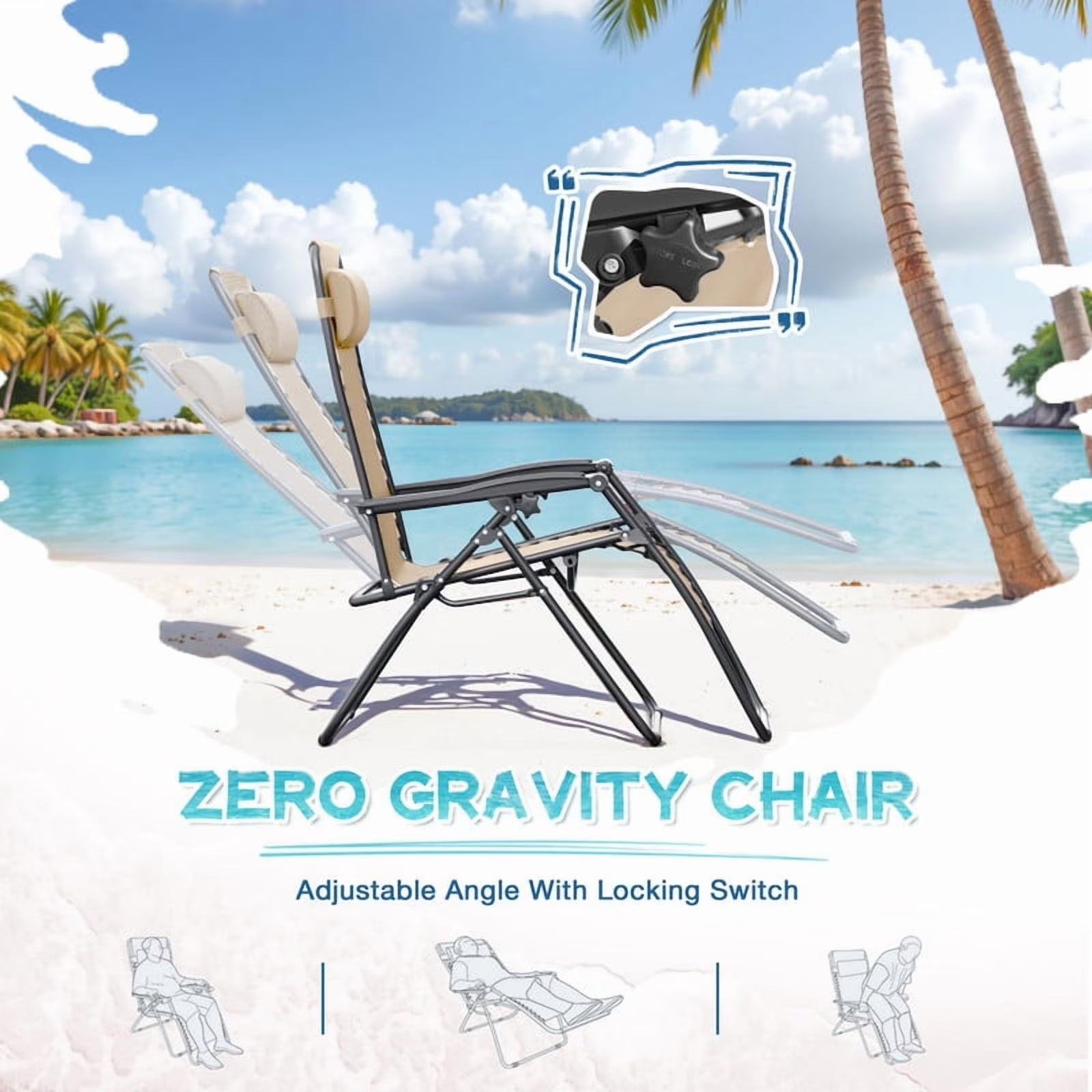 homall-patio-furniture-zero-gravity-stuhl-2er-set-schwarz image 4