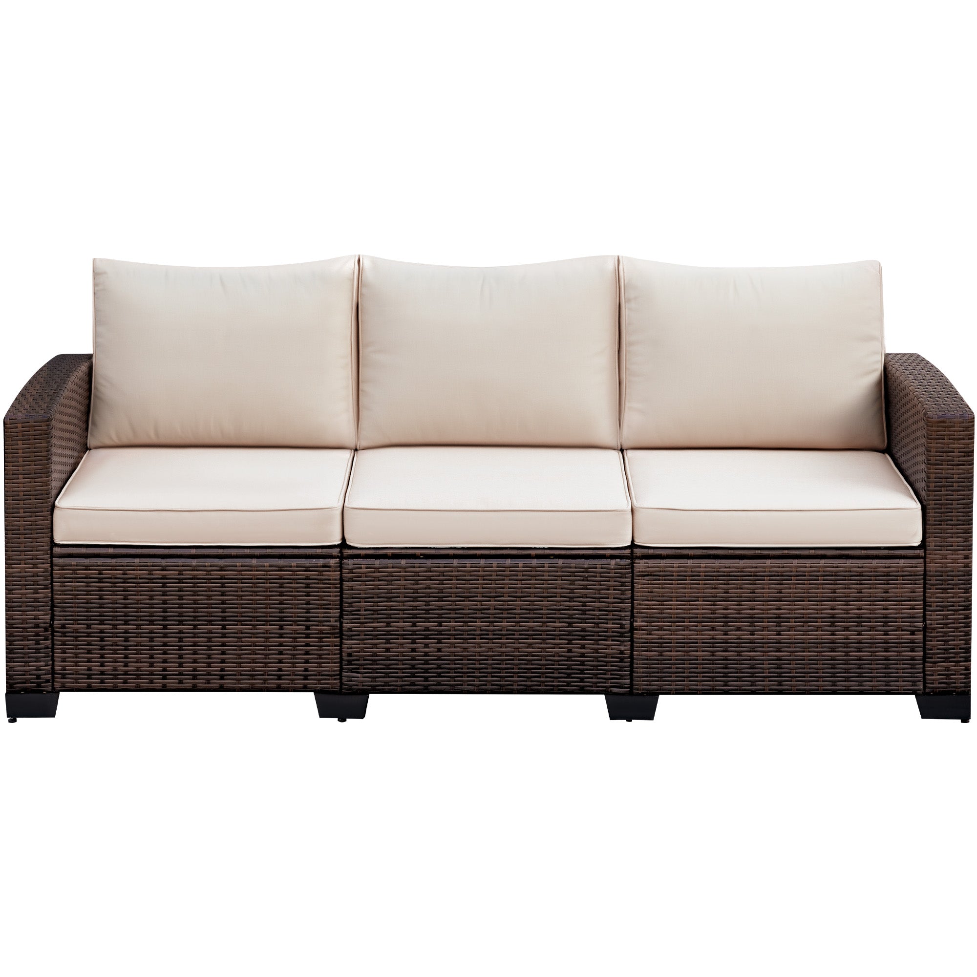 homall-patio-furniture-gartensofa-3-sitzer-rattan-braun image 2