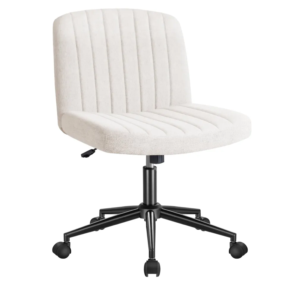 homall-office-mesh-chair-b-rostuhl-grau-ohne-armlehne-rollen image 1