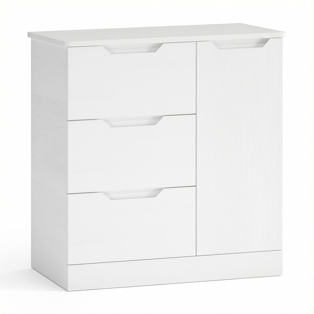 bealife-schr-nke-ap114-sideboard-wei-mit-3-schubladen image 1