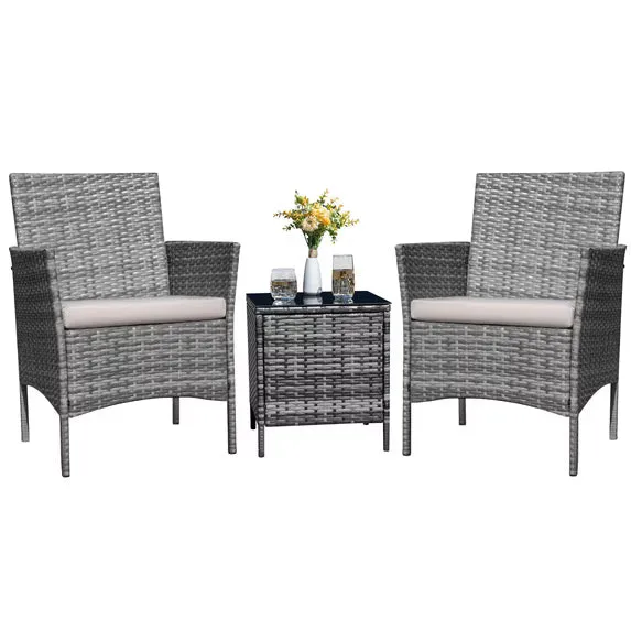 homall-patio-rattan-set-3-teilig-grau-beige-mit-tisch image 1