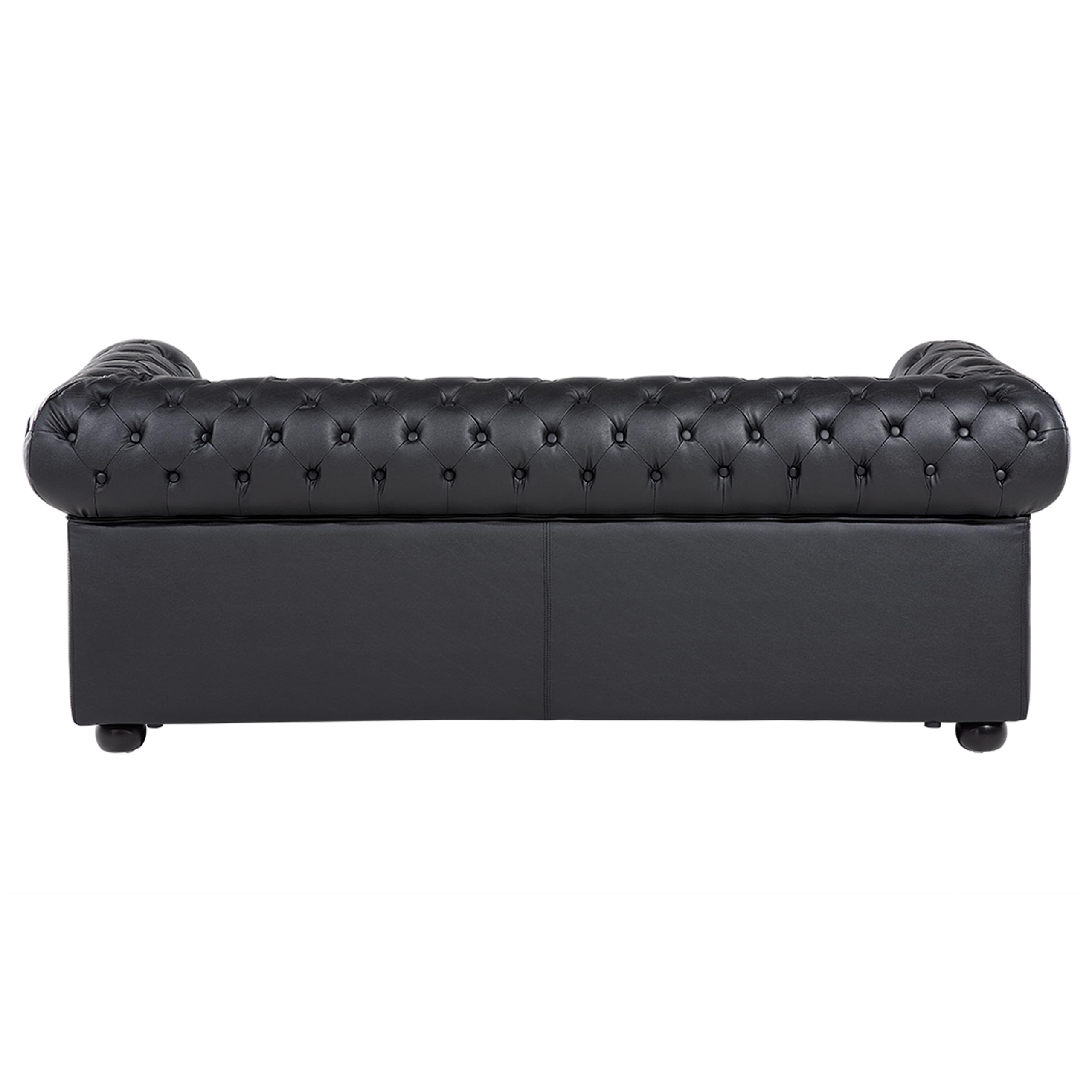 beliani-chesterfield-sofa-schwarz-echtleder-3-sitzer-englisch image 5