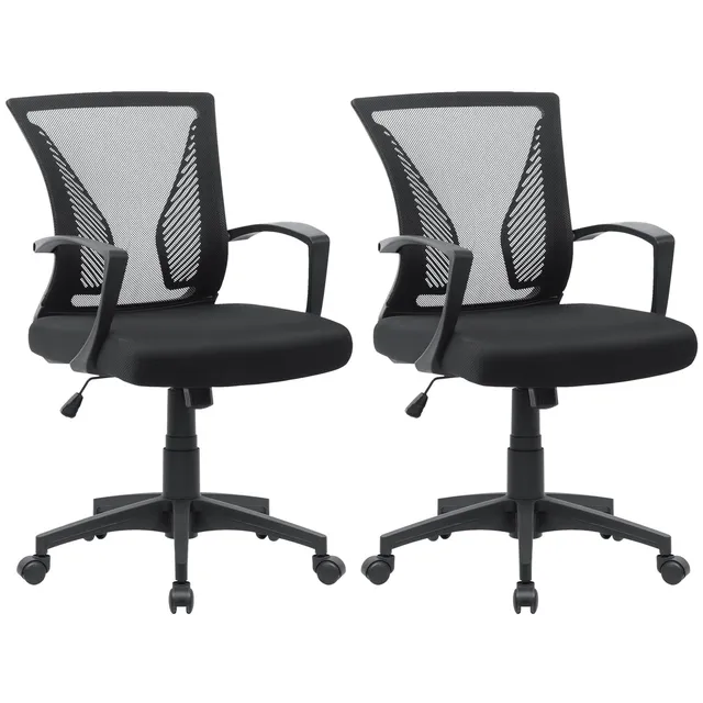 homall-office-mesh-chair-b-rostuhl-2er-set-schwarz image 1