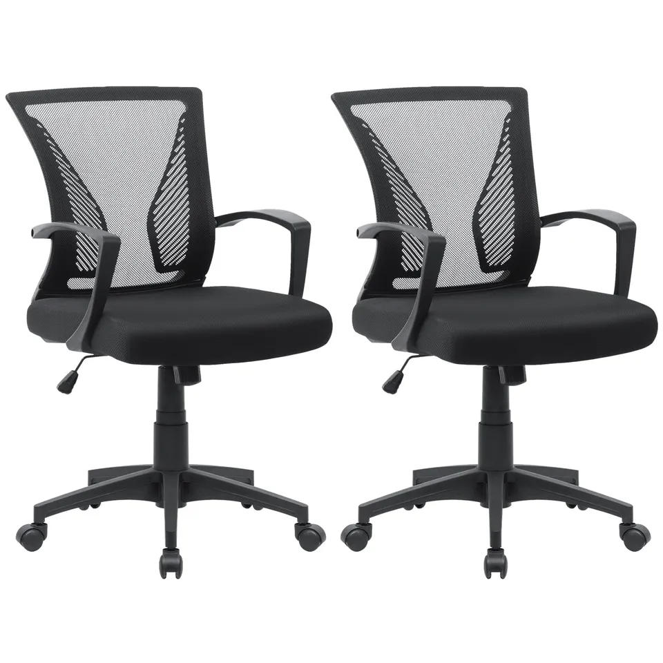 homall-office-mesh-chair-b-rostuhl-2er-set-schwarz image 1
