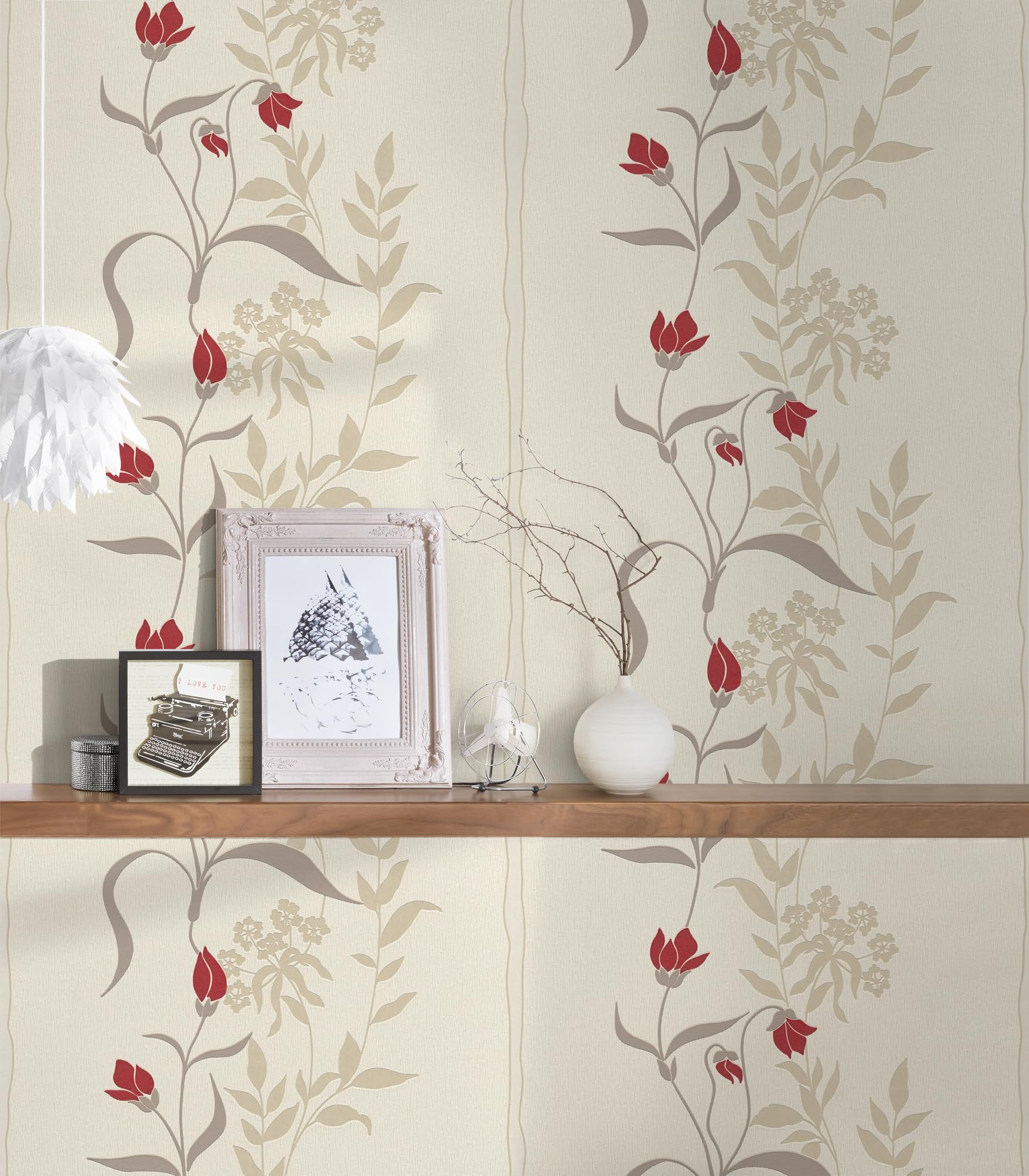 a-s-cr-ation-vliestapete-958741-beige-blumenranken image 7