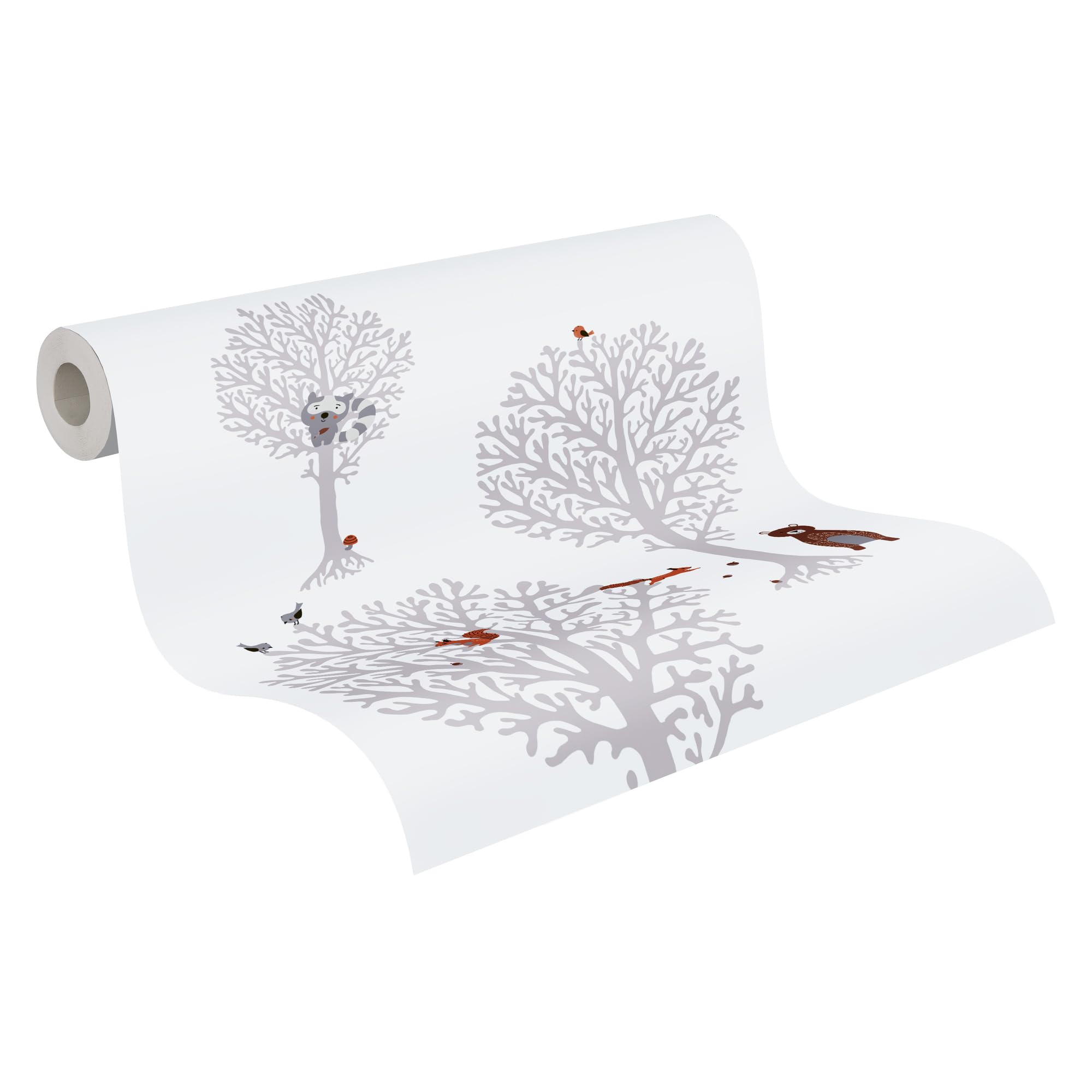 a-s-cr-ation-little-love-kindertapete-381171-lila-waldtiere image 7