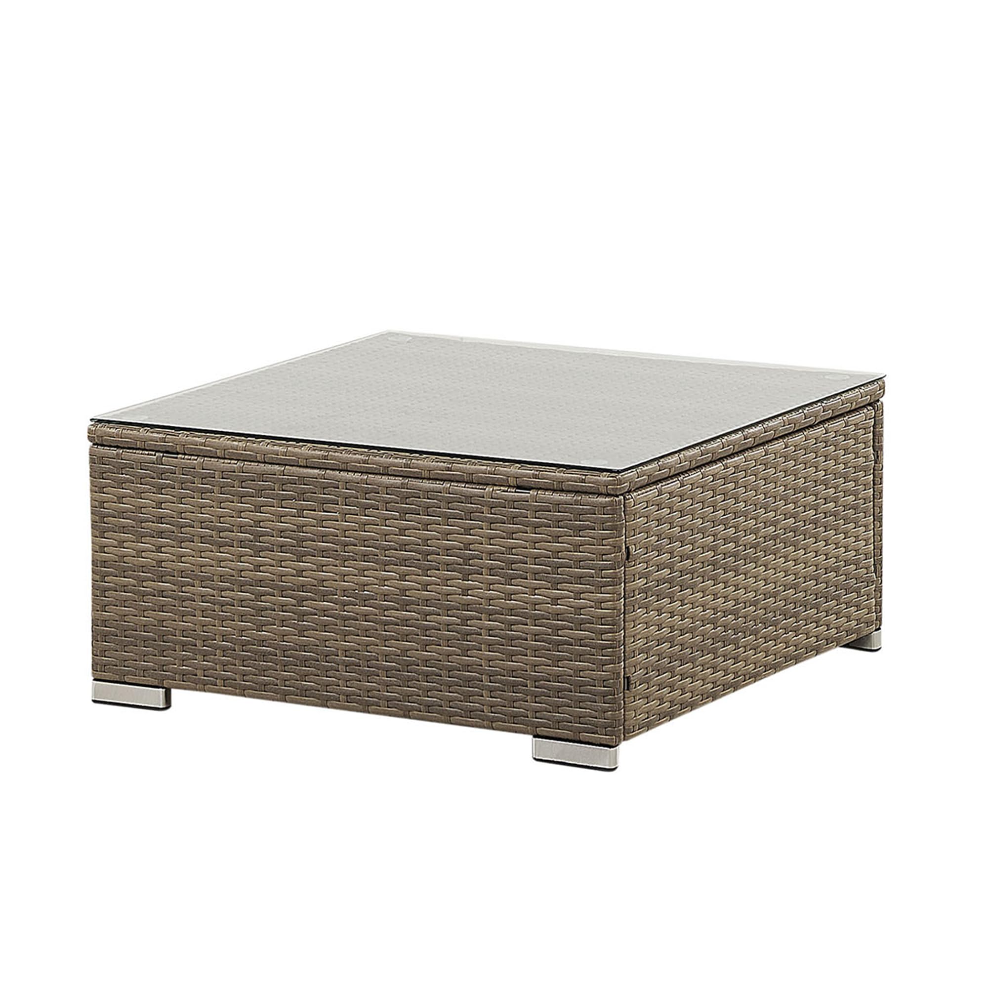 beliani-belvedere-lounge-set-rattan-braun-6-personen image 8