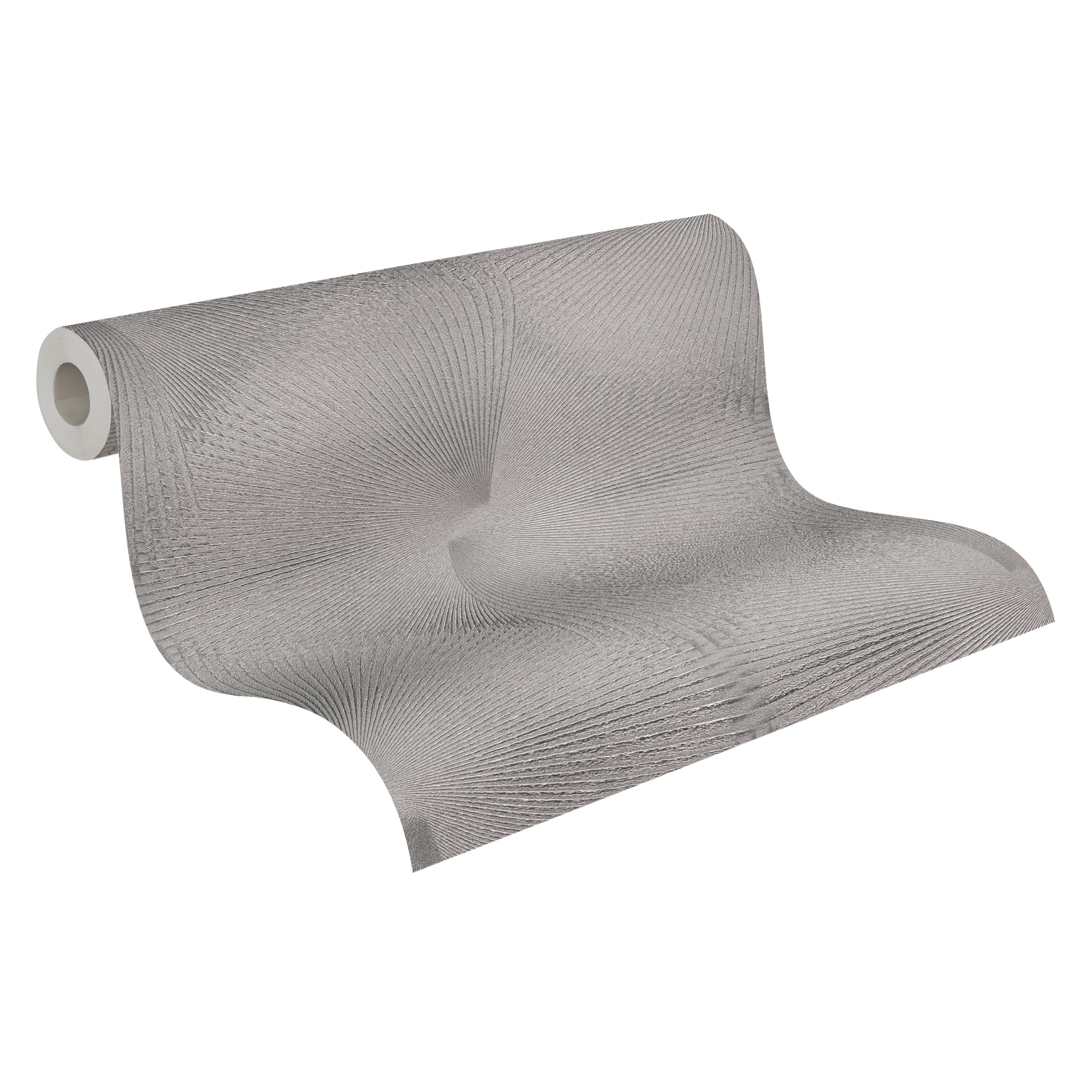 a-s-cr-ation-tapeten-3d-rauten-vliestapete-grau-metallic-10-05m image 1