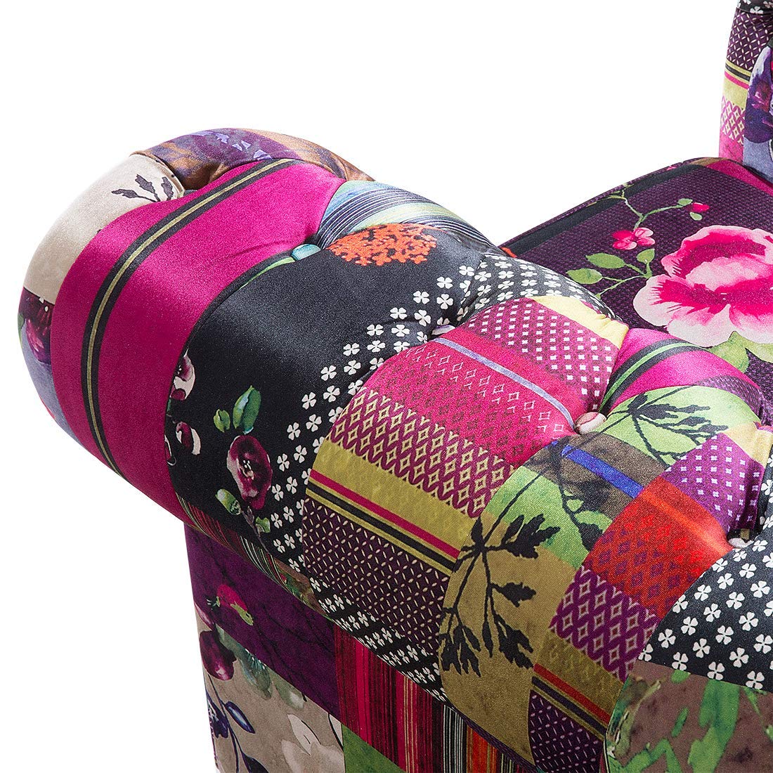 beliani-chesterfield-sessel-patchwork-bunt image 8