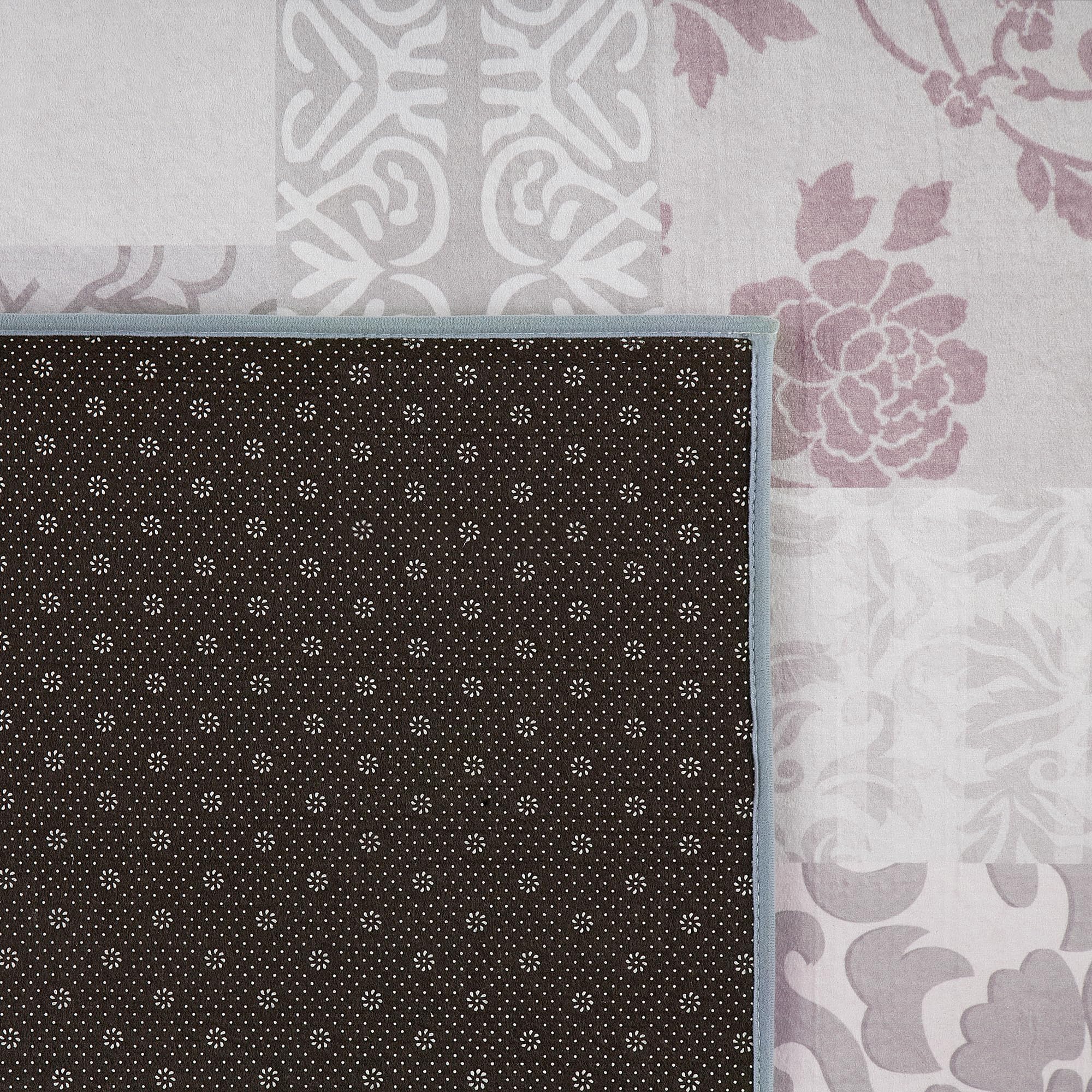 beliani-ballica-ii-teppich-140x200-grau-rosa-oriental image 6