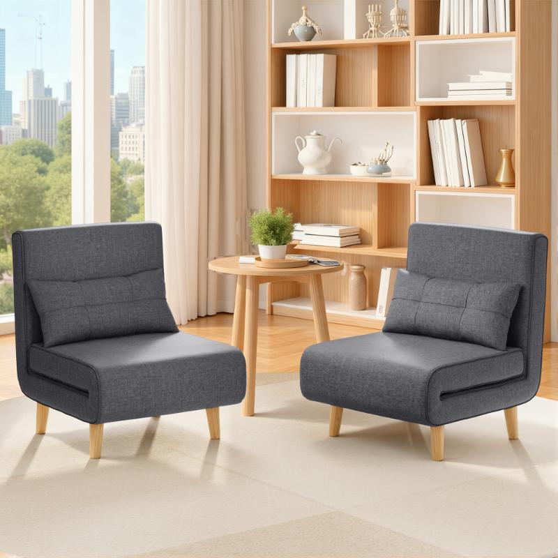 bealife-ar50-klappsofa-leinen-dunkelgrau-schlaffunktion image 6