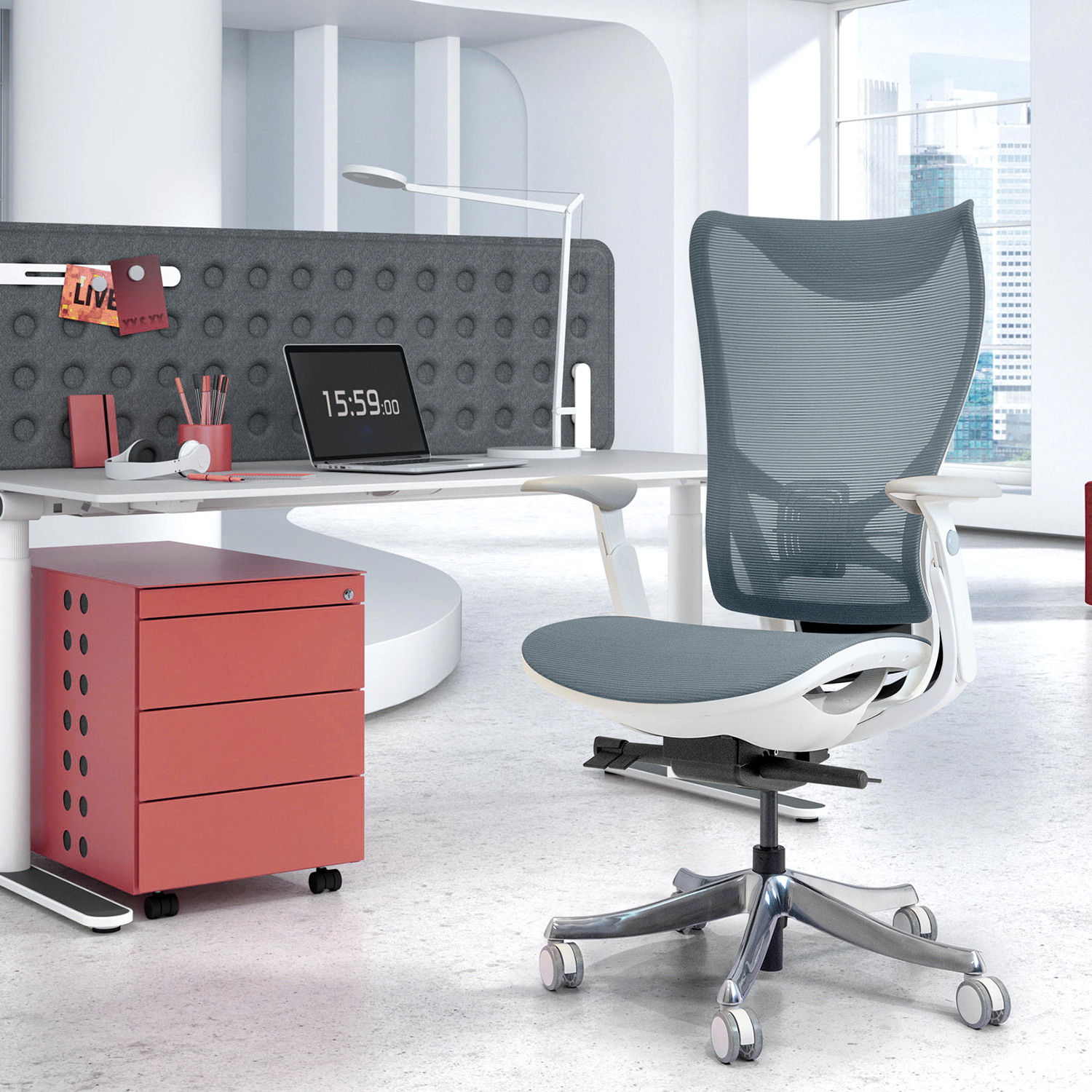 homall-office-mesh-chair-b-rostuhl-blau-ergonomisch-netz image 1