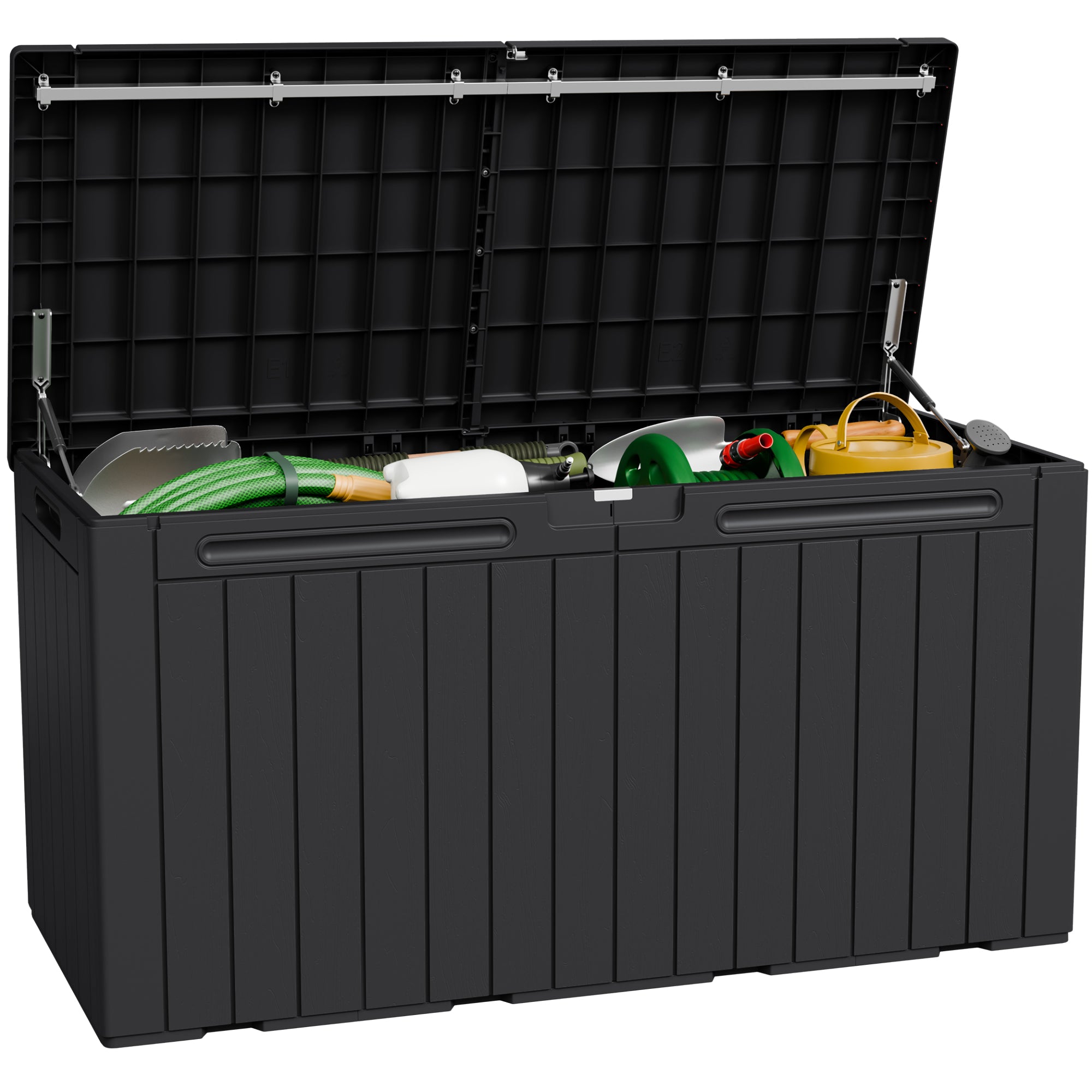homall-patio-deck-box-aufbewahrungsbox-98-gallonen-schwarz image 7