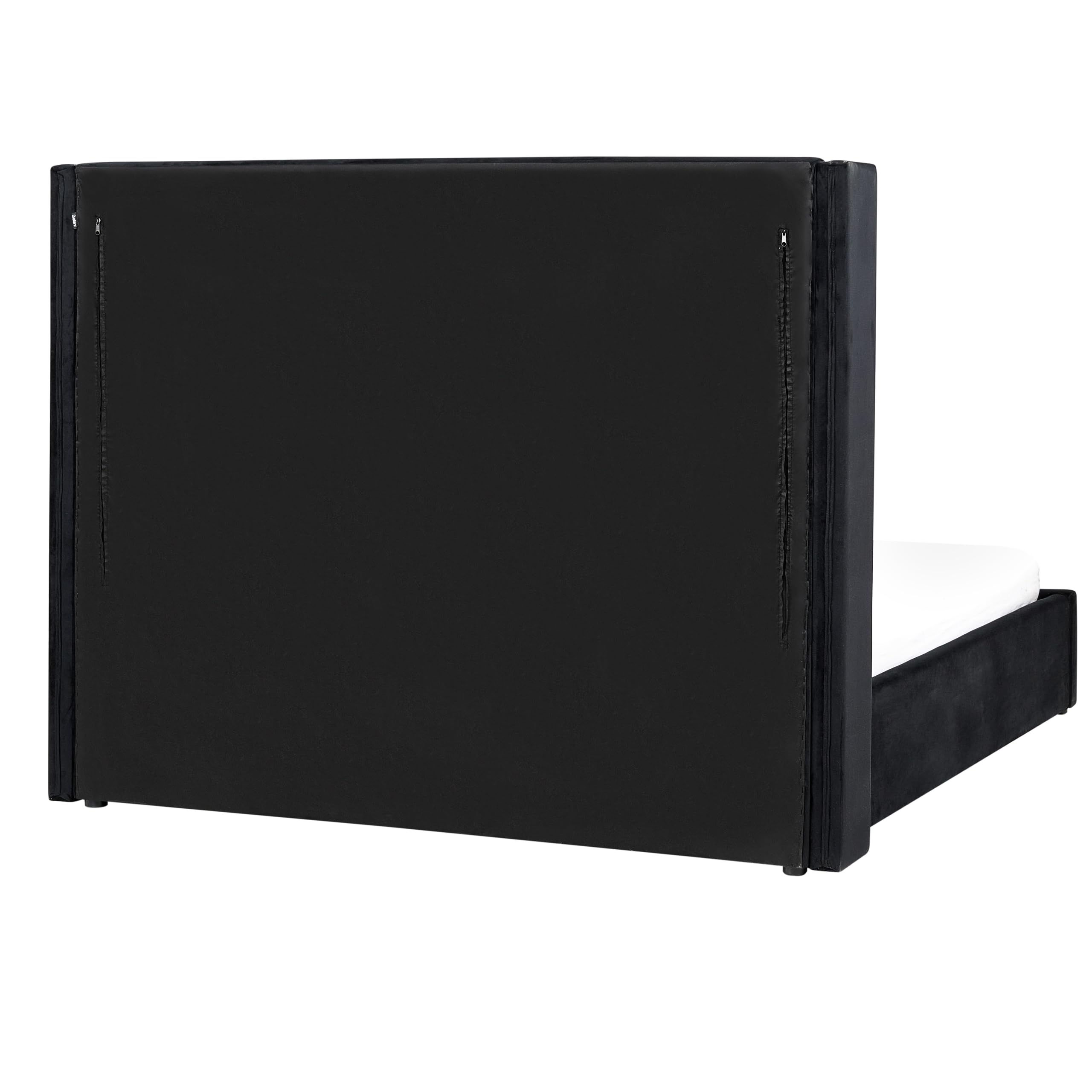 beliani-lubbon-polsterbett-160x200-schwarz-samt-mit-bettkasten image 7