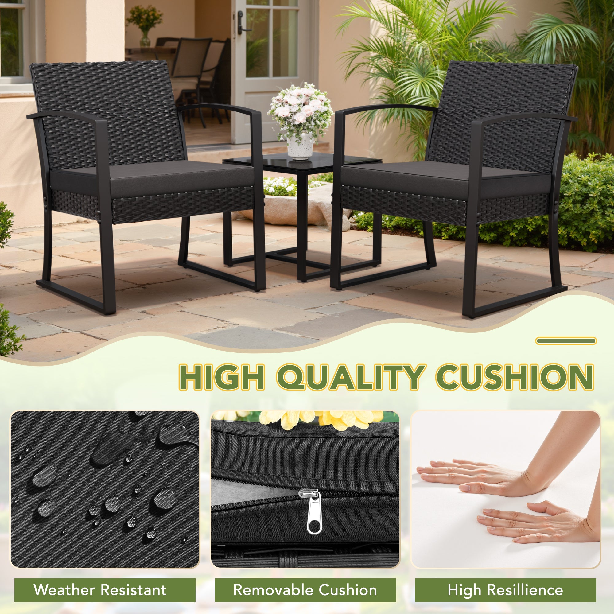 homall-patio-furniture-rattan-set-schwarz-3-teilig image 5