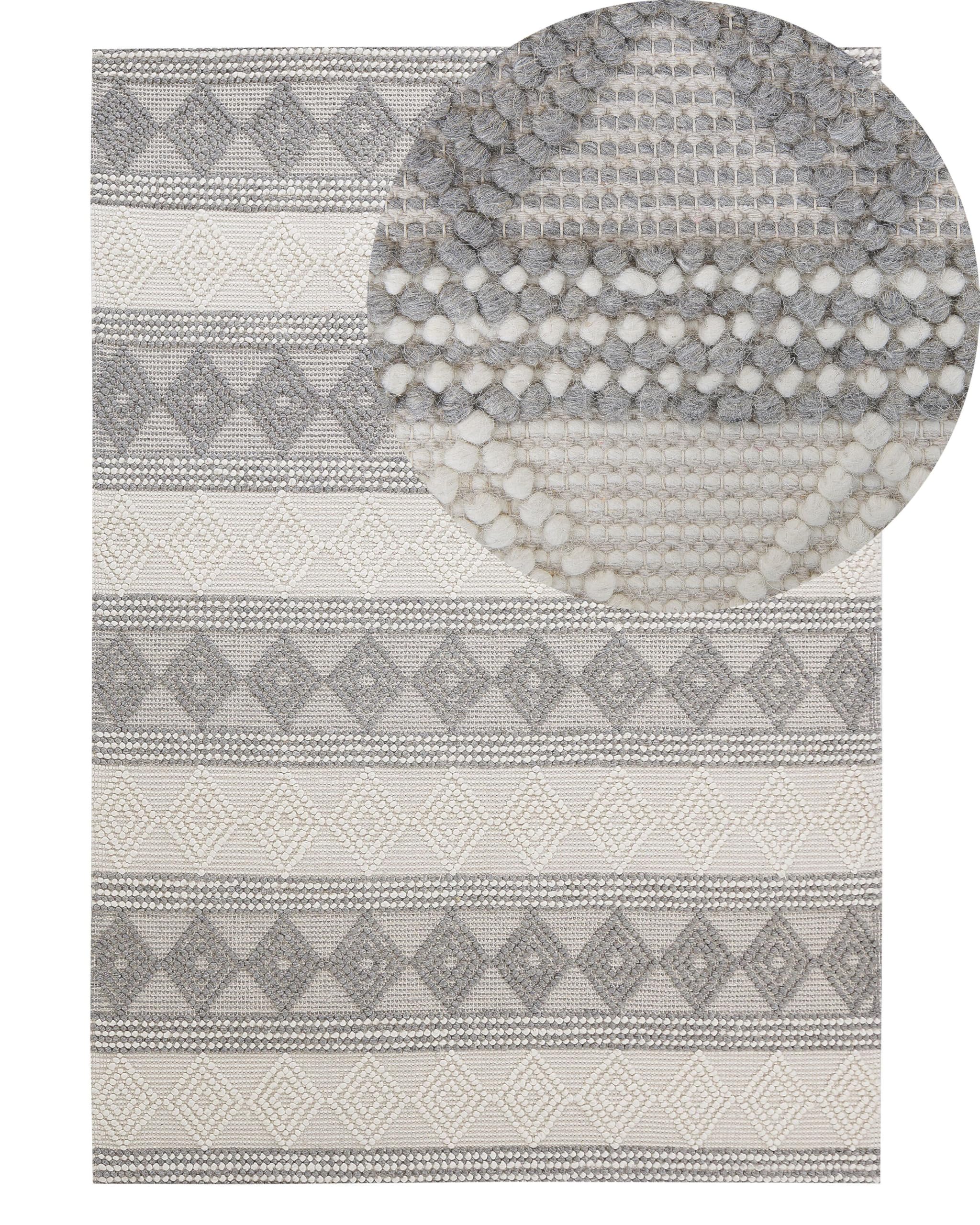 beliani-bozova-teppich-wolle-beige-grau-160x230-cm image 8