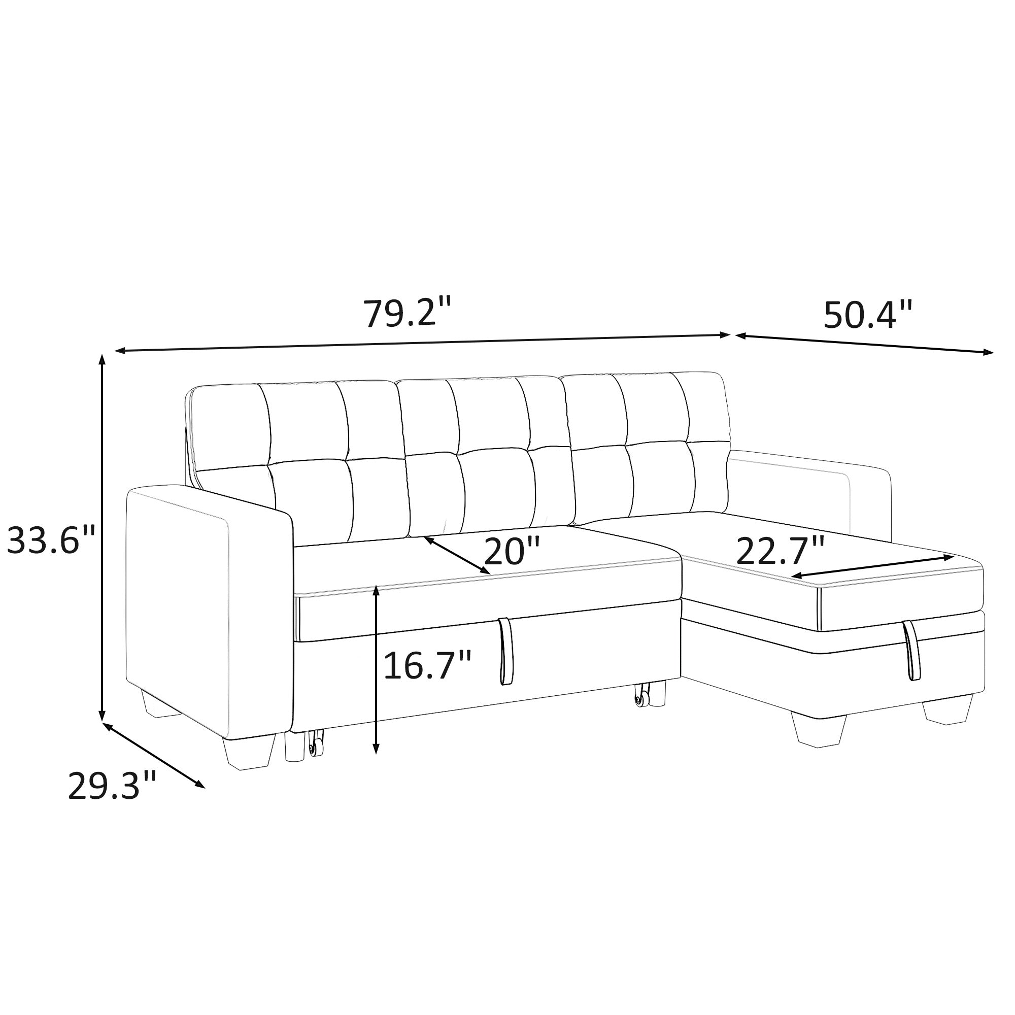 homall-recliner-l-sofa-schlafsofa-ecksofa-dunkelgrau-mit-stauraum image 7