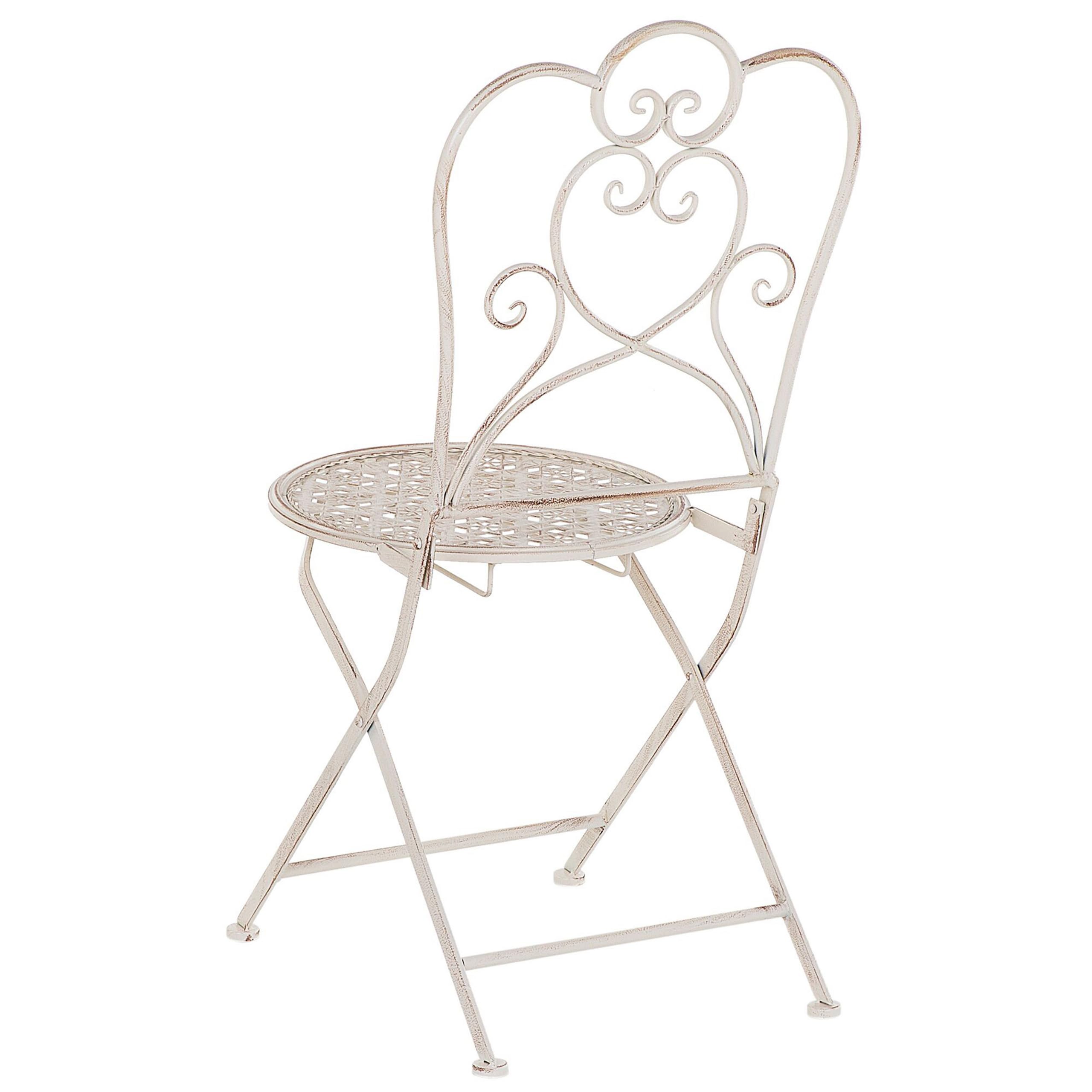 beliani-trieste-bistro-set-beige-metall-2-st-hle-tisch image 8