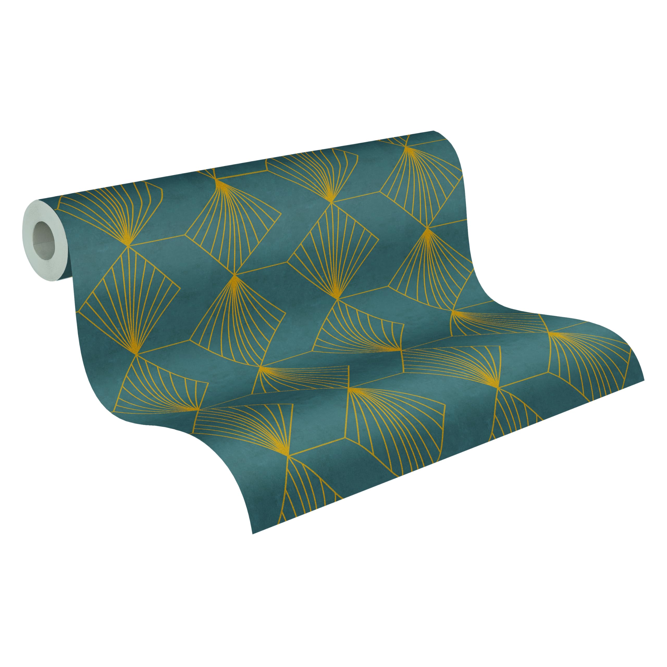 a-s-cr-ation-french-affair-grafik-vliestapete-blau-gold-361561 image 1