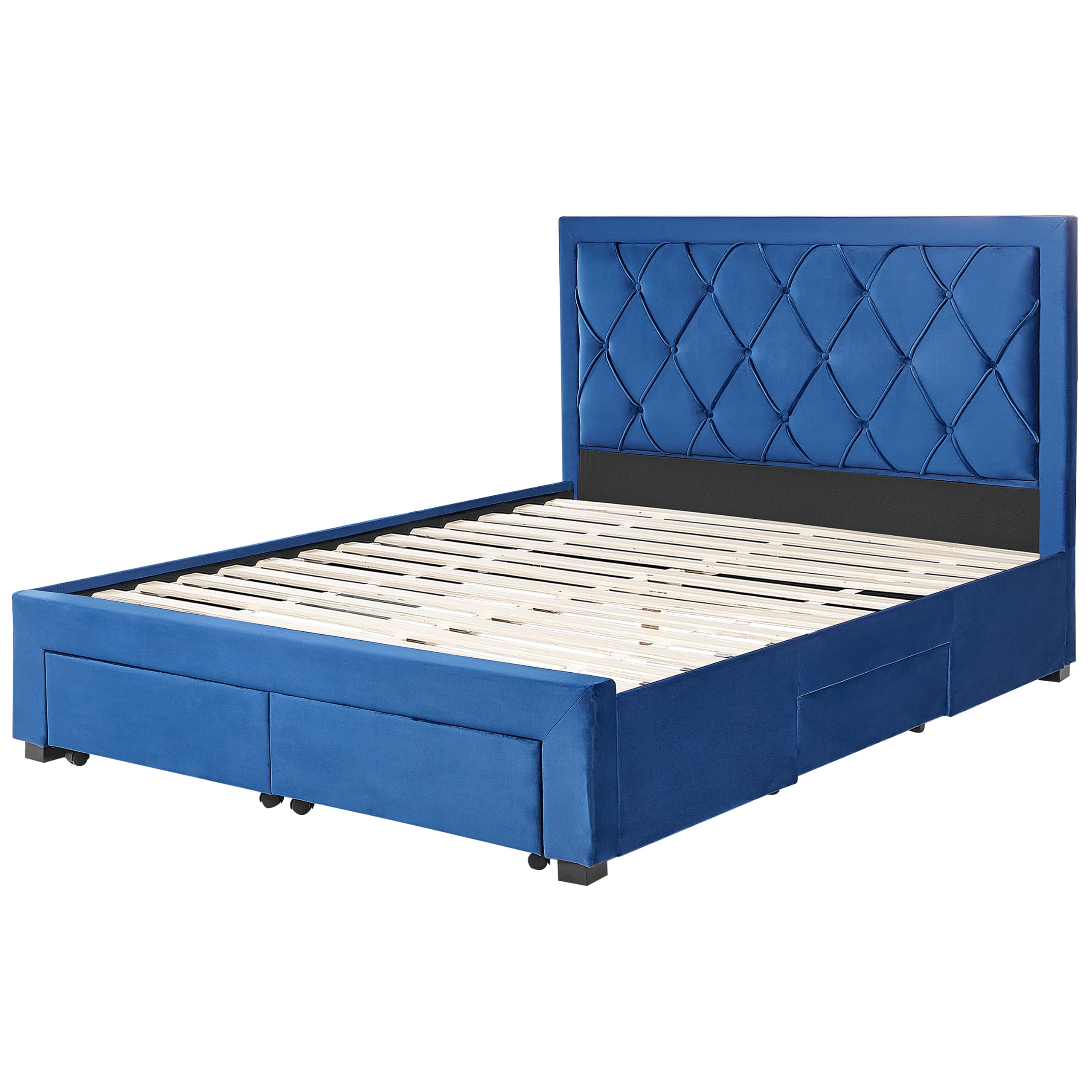 beliani-lievin-bett-160x200-cm-blau-samt-mit-schubladen image 4