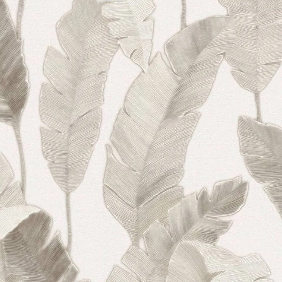 livingwalls-travel-styles-vliestapete-wei-beige-botanik-10-05m image 1
